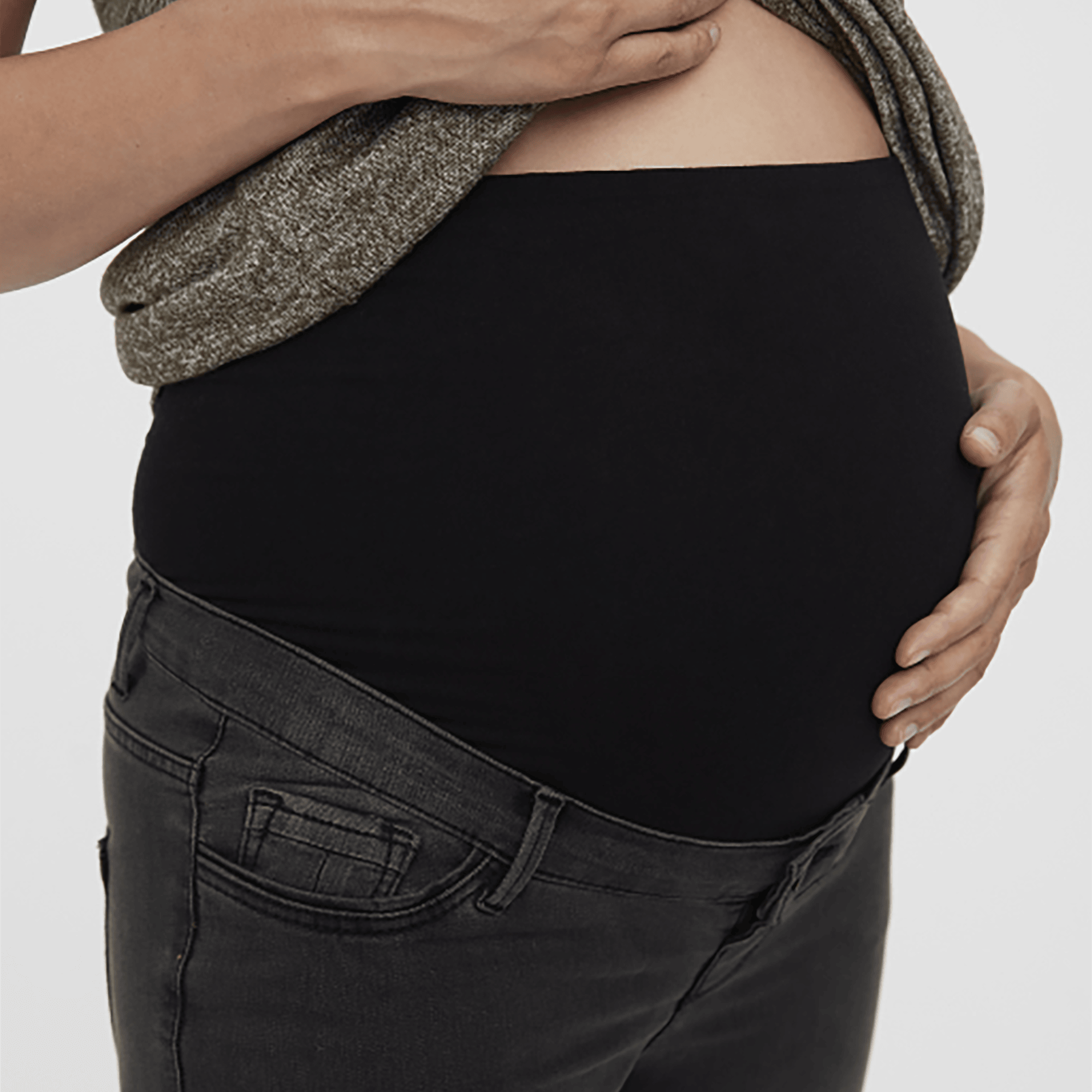 Umstandshosen, VERO MODA, Grau – Produktansicht