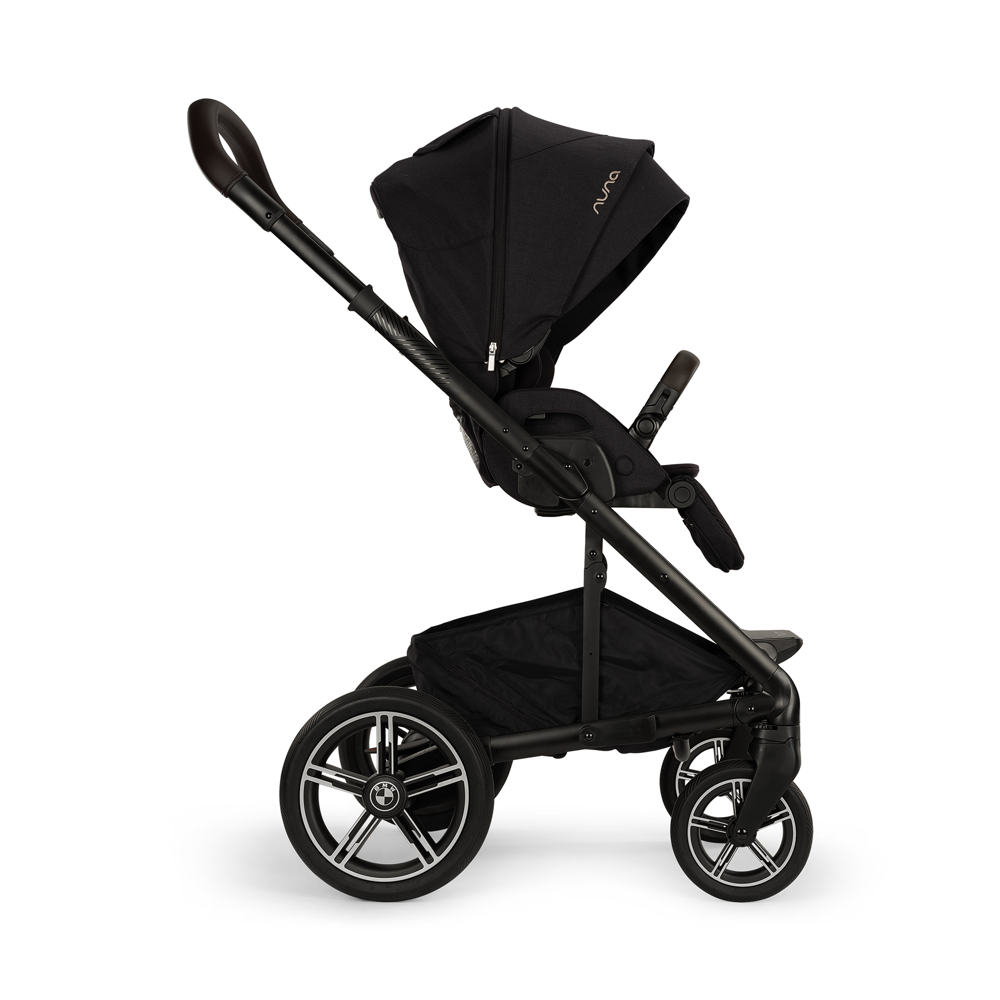 Kombi-Kinderwagen, nuna, Schwarz – Produktansicht