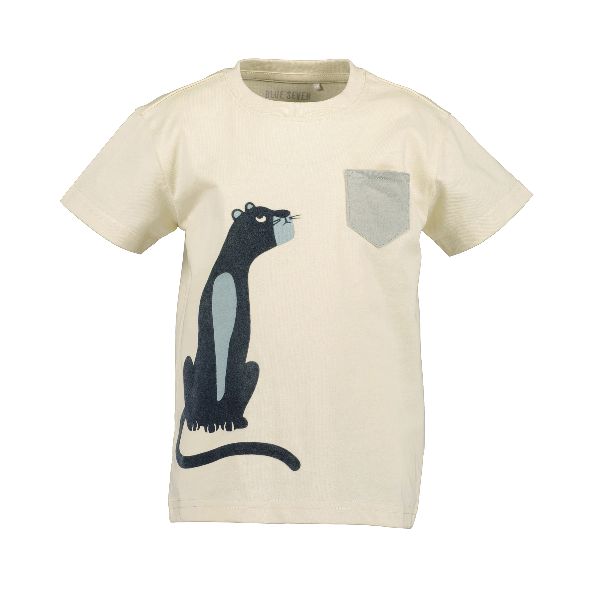 Kurzarmshirts, blue seven, Beige – Besonderheit: aus 100% Baumwolle