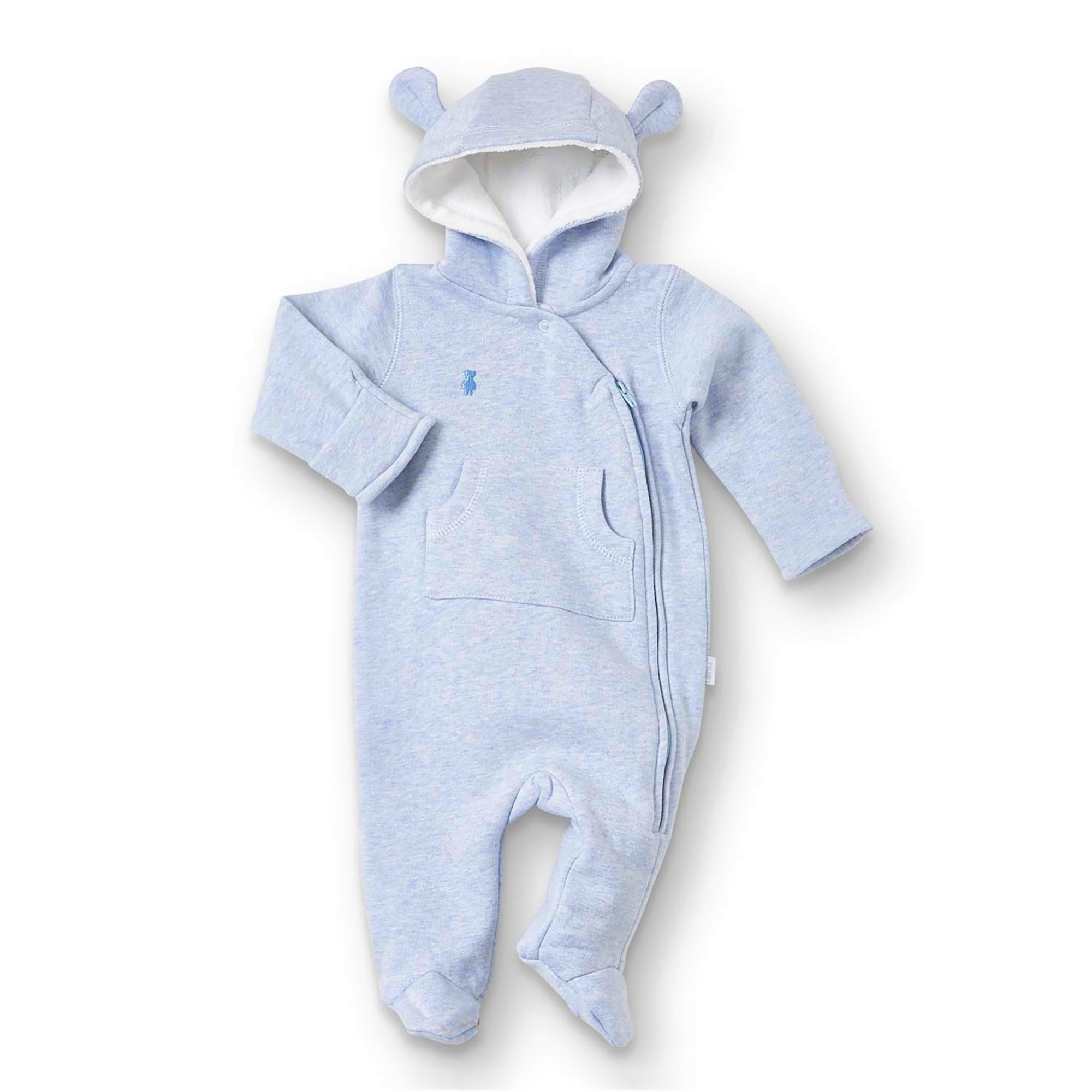 Overalls, LITTLE, Blau – Besonderheit: mit Kapuze und Öhrchen