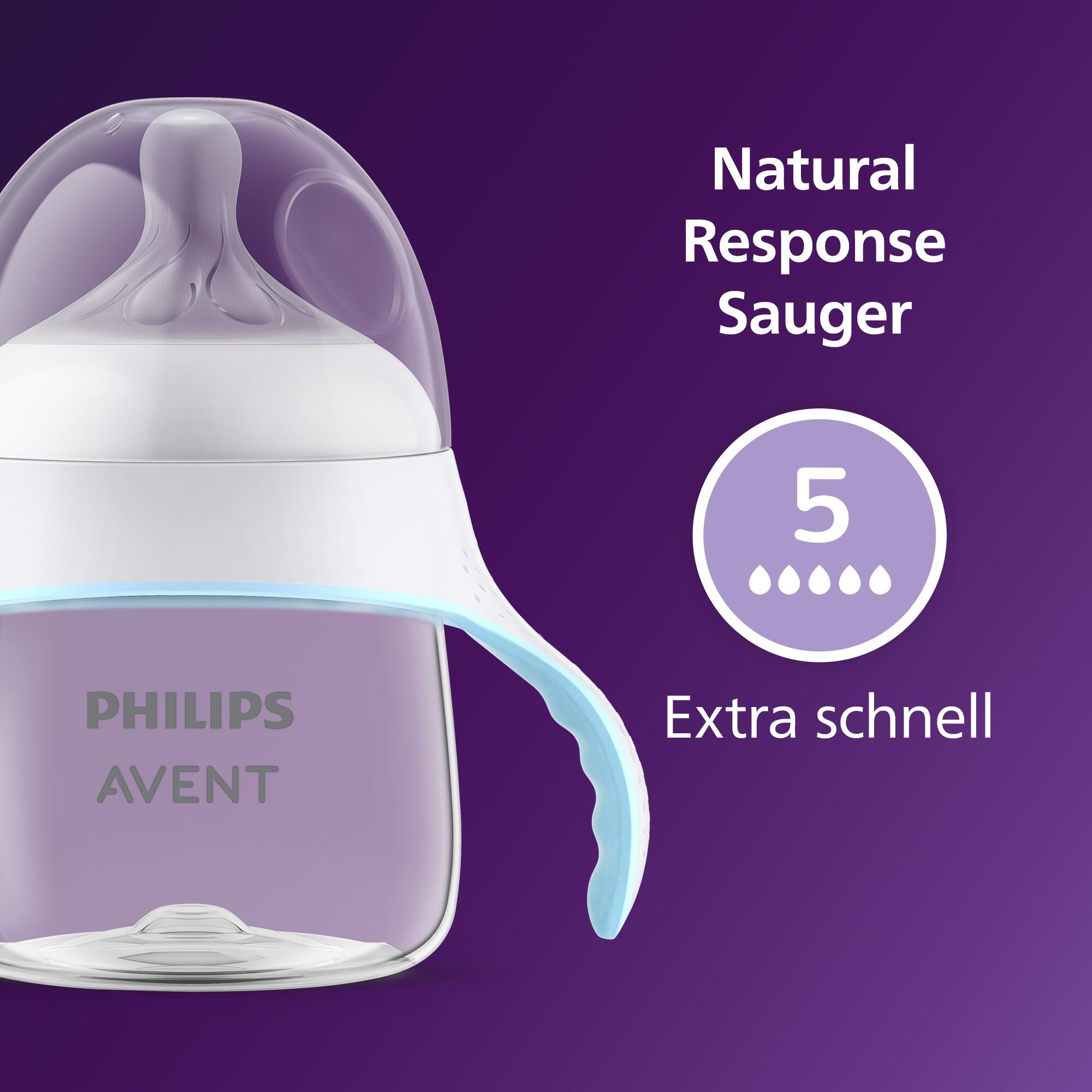 Trinklernbecher & -flaschen, PHILIPS AVENT, Transparent – Produktansicht