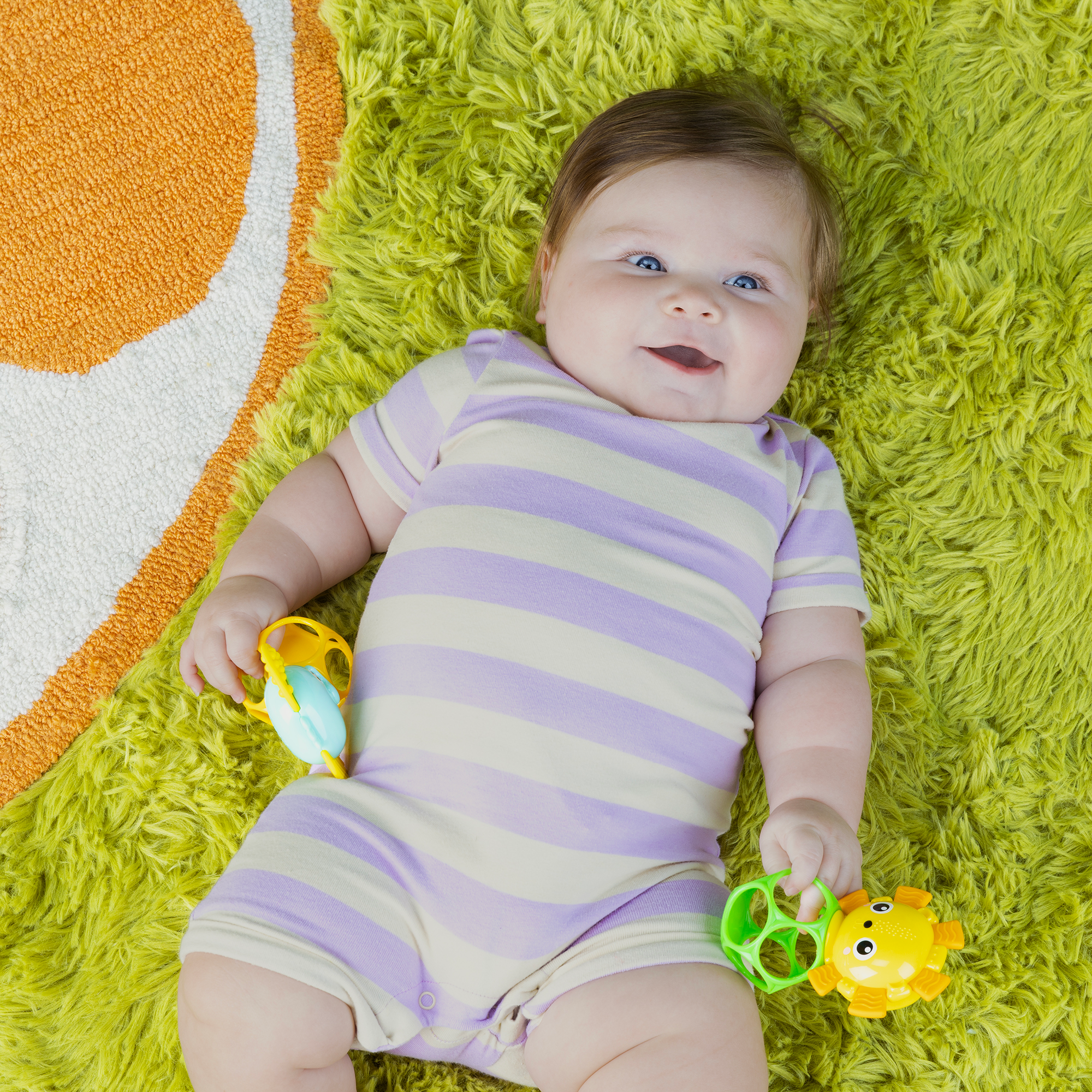 Rasseln & Greiflinge, BrightStarts, Mehrfarbig – Produktansicht