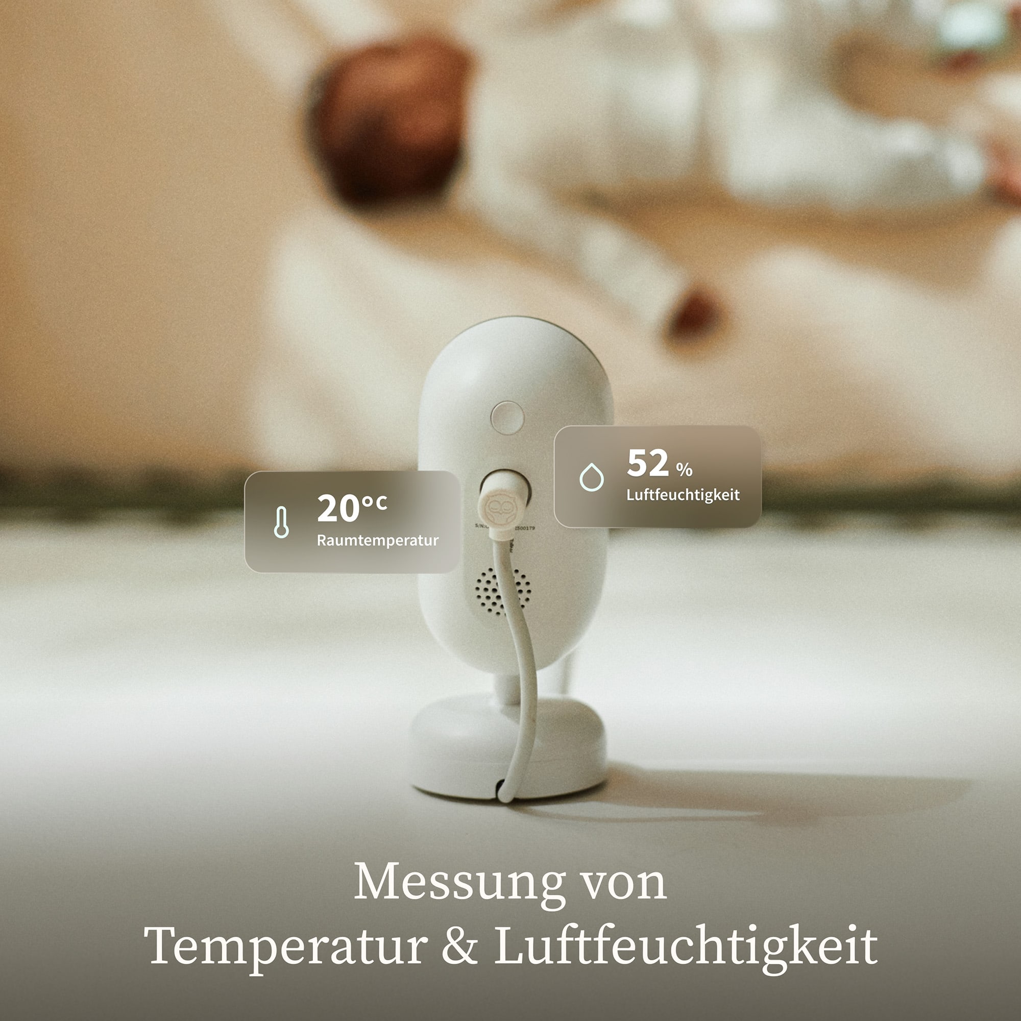 Video Babyphone, Owlet, Schwarz – Produktansicht