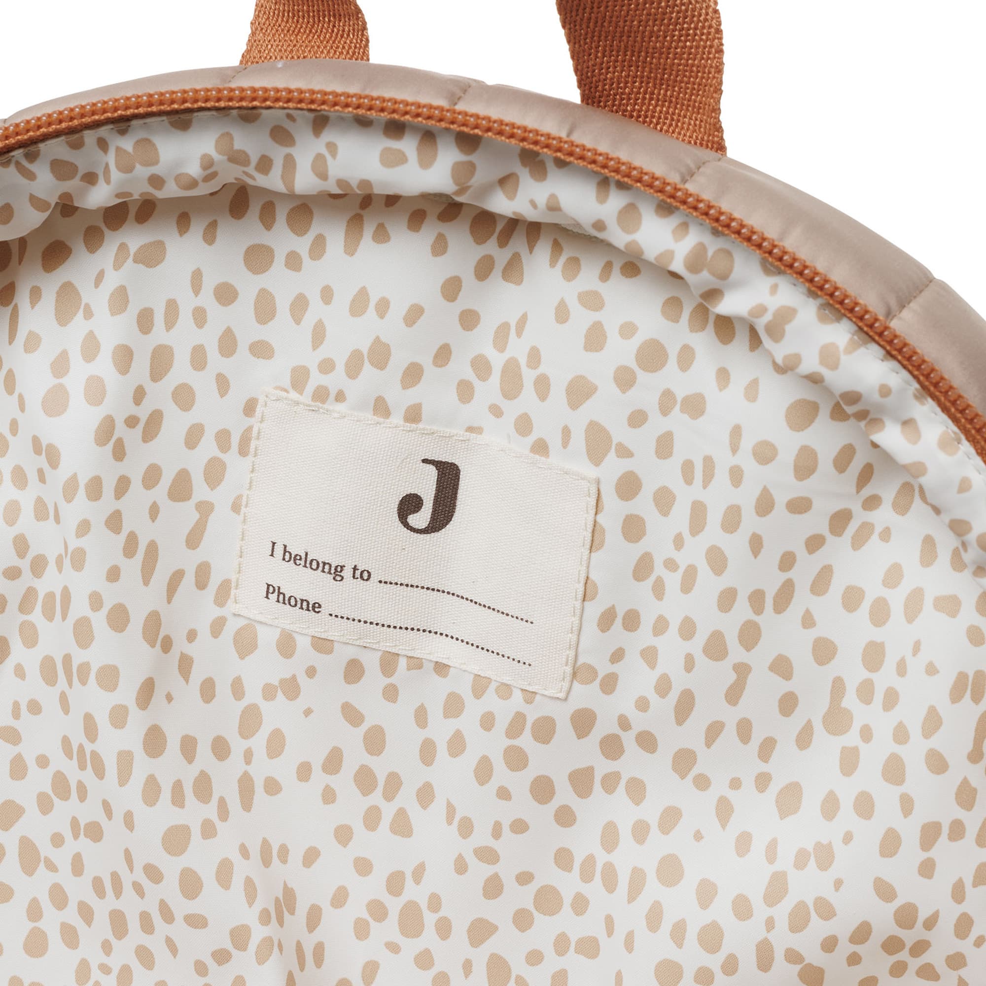 Kinderrucksäcke, jollein, Beige – Produktansicht