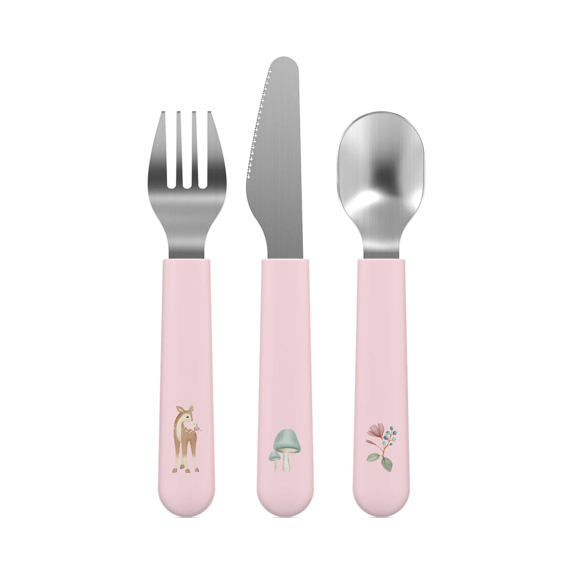 Kinderbesteck, MEPAL, Pink – Produktansicht