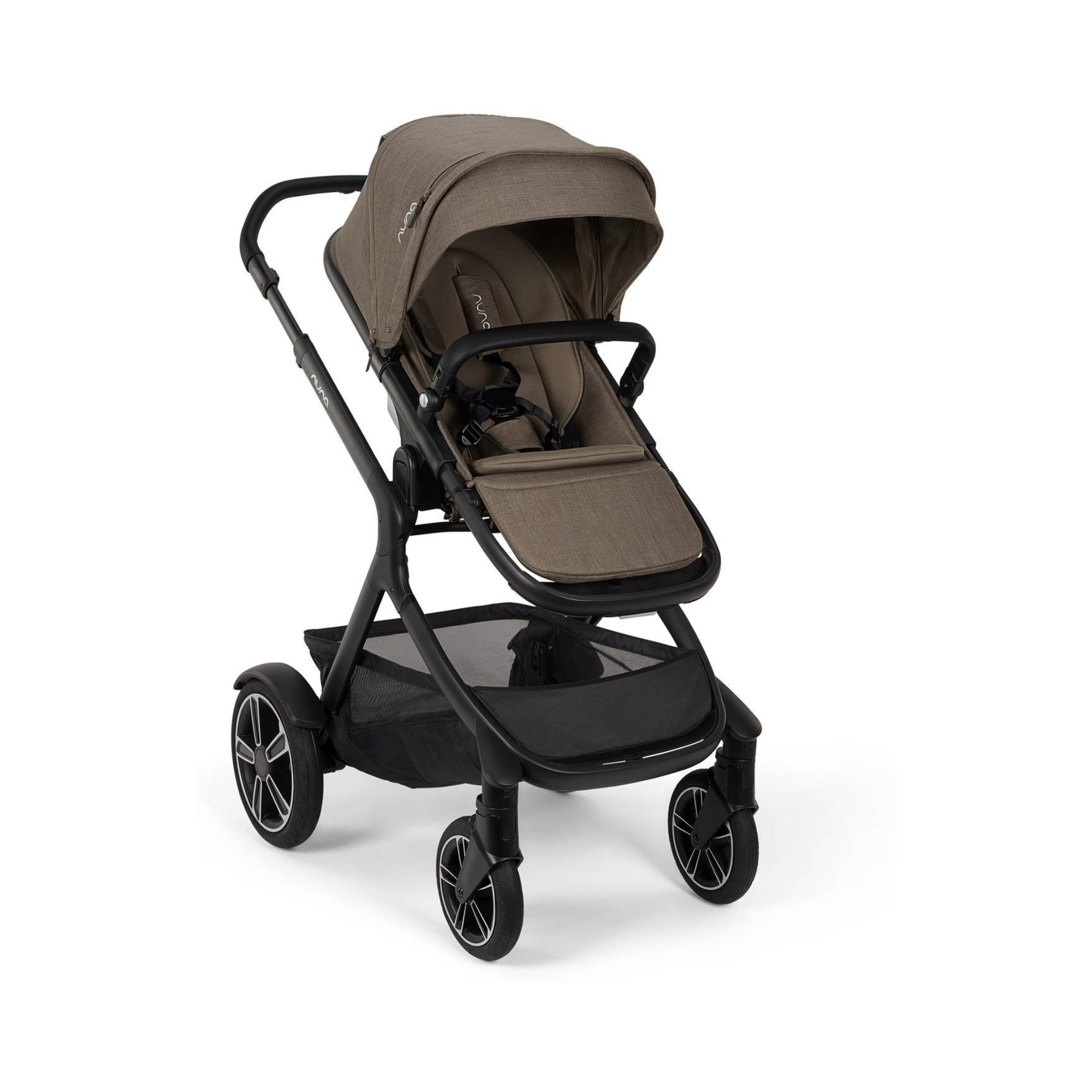 Kombi-Kinderwagen, nuna, Grün – Besonderheit: Kinderwagen – geeignet ab 6 Monate bis ca. 5 Jahre (22 kg)
