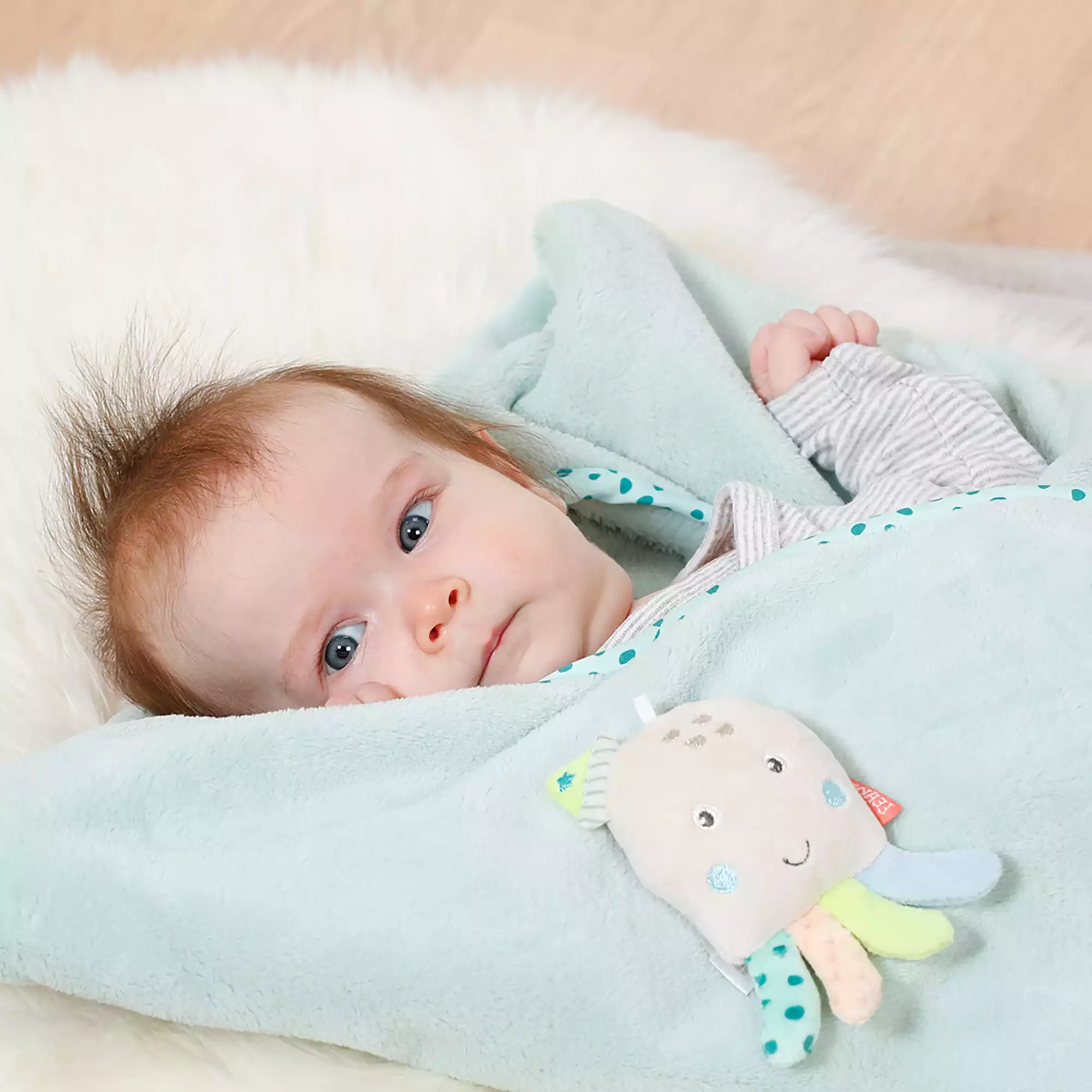 Kuscheldecken, fehn, Blau – Produktansicht