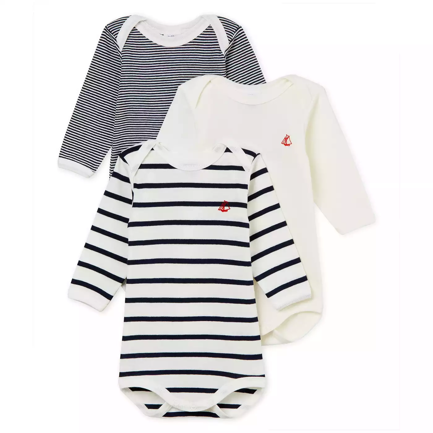 Langarmbodys, PETIT BATEAU – Produktansicht