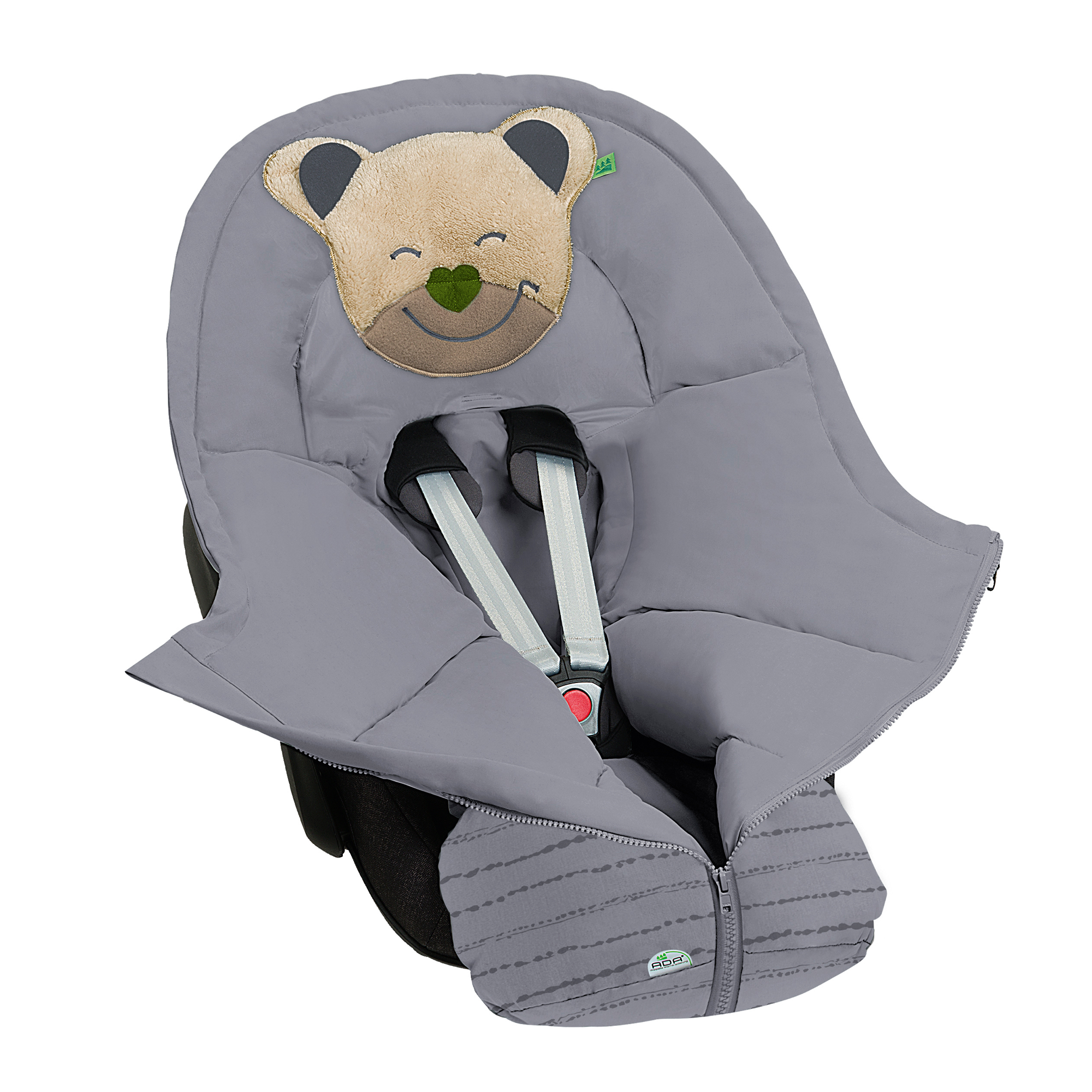 Fußsäcke, odenwälder, Dunkelgrau – Produktansicht