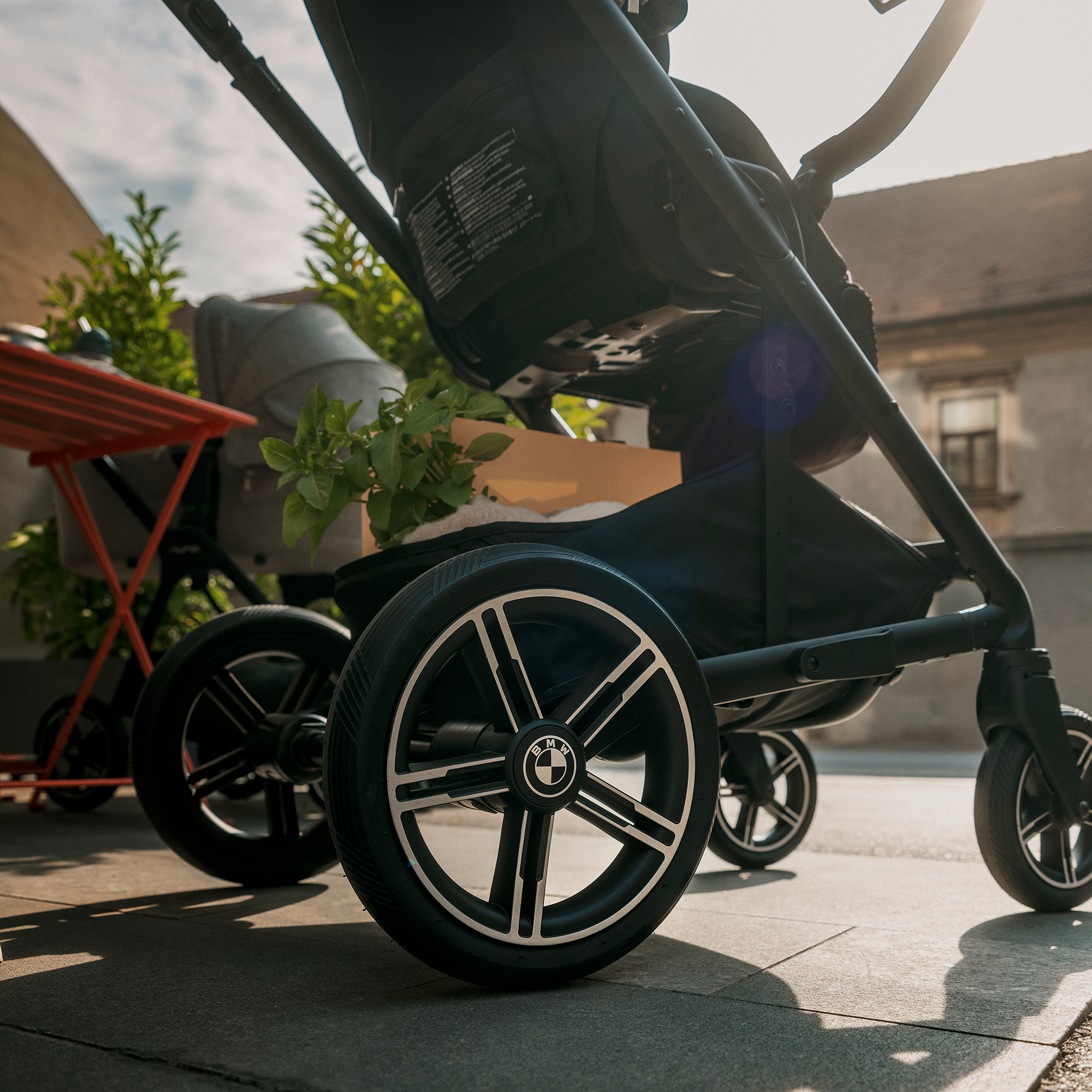 Kombi-Kinderwagen, nuna, Schwarz – Produktansicht