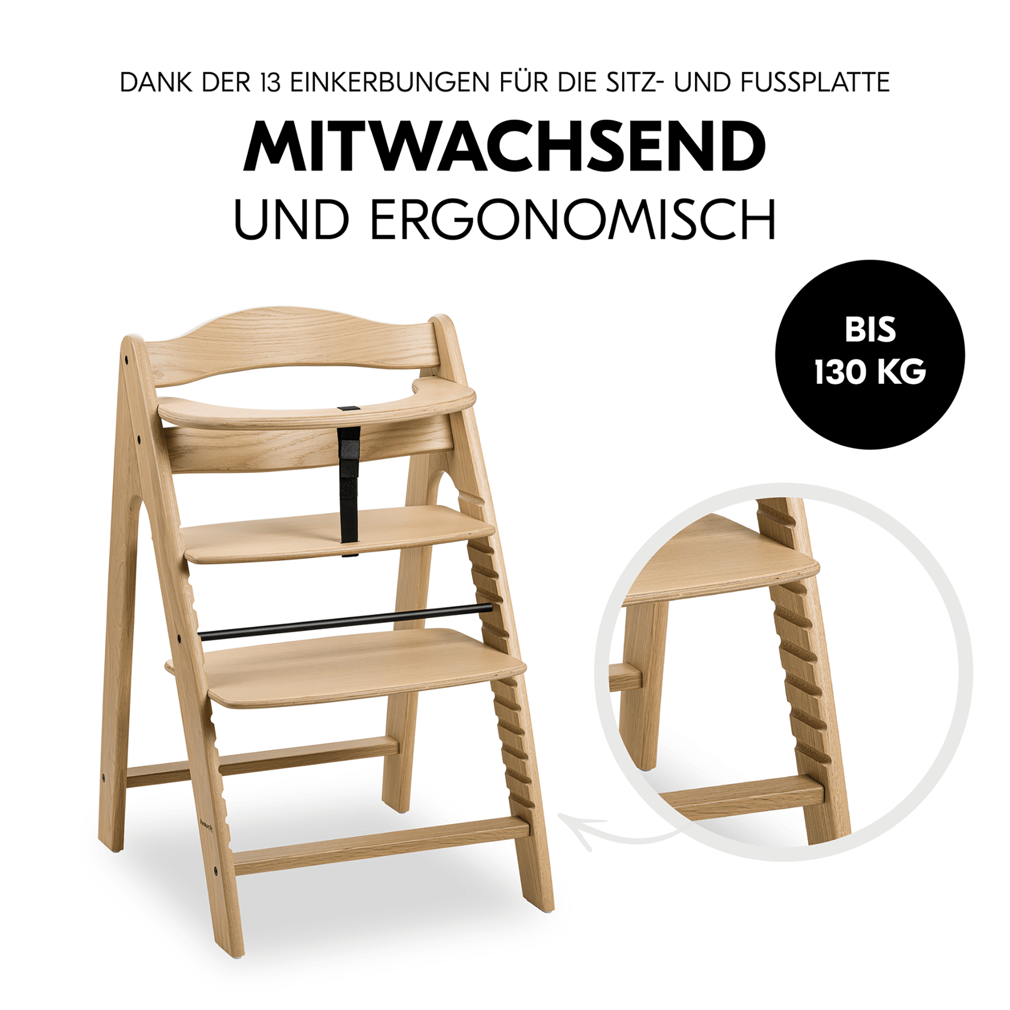 Treppenhochstühle, hauck, Beige – Produktansicht