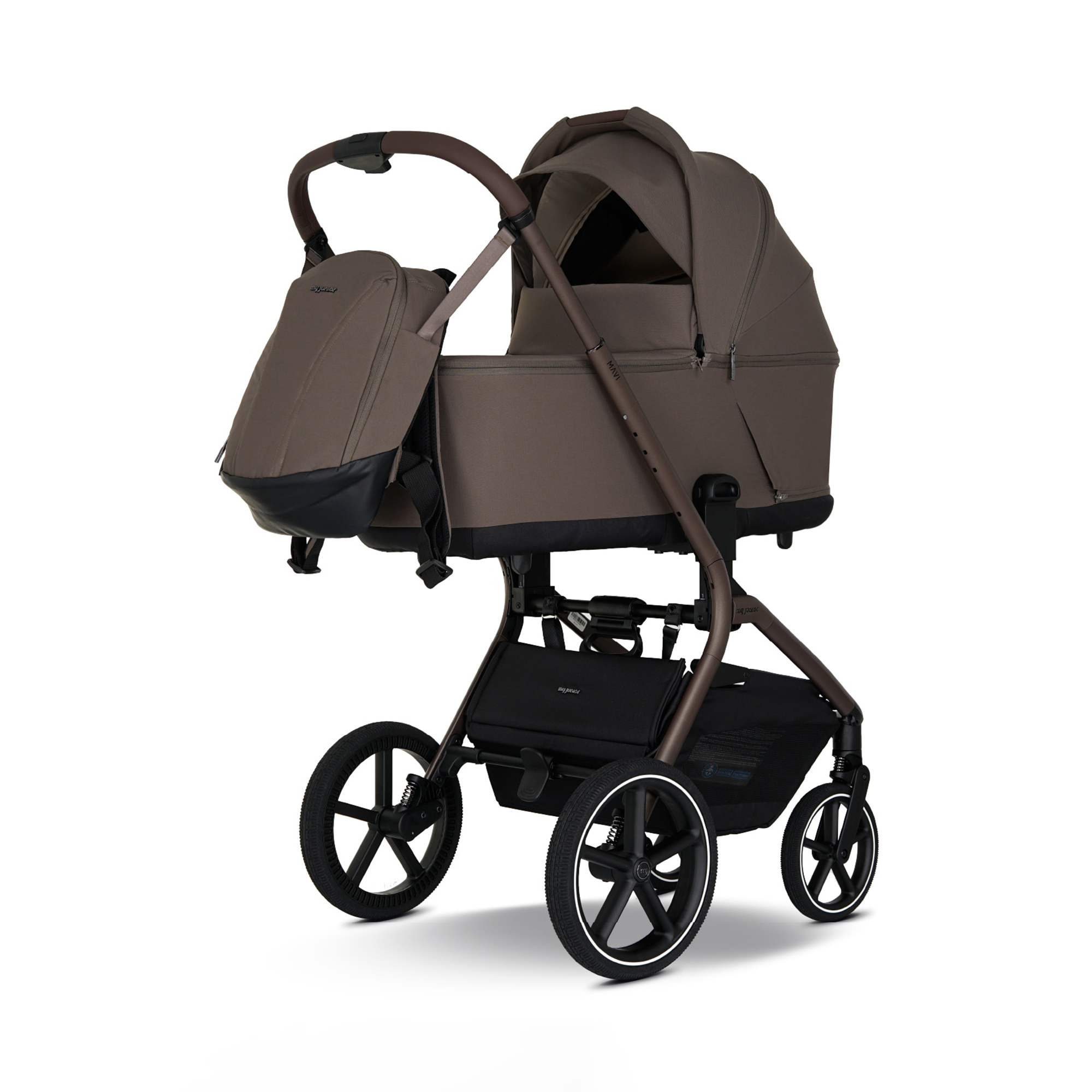 Kombi-Kinderwagen, My junior, Braun – Produktansicht