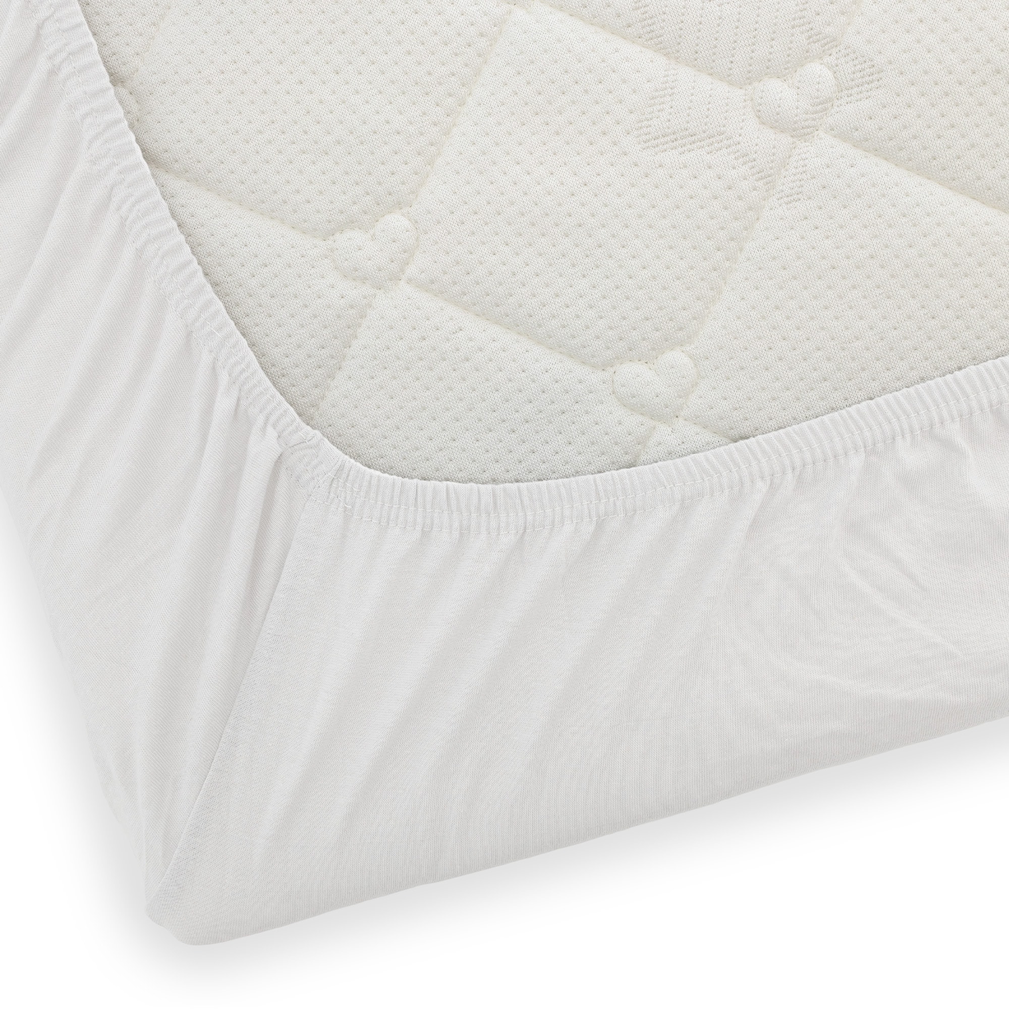 Spannbettlaken, LITTLE ONE, Weiß – Besonderheit: kuschelweich