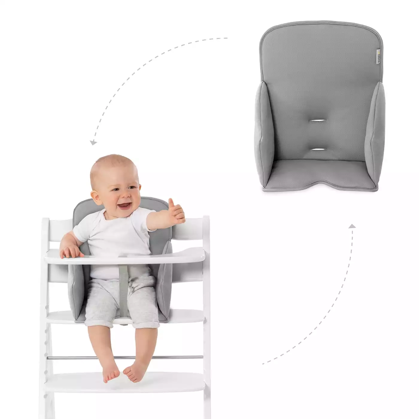 Hochstuhl Zubehör, hauck, Grau – Produktansicht