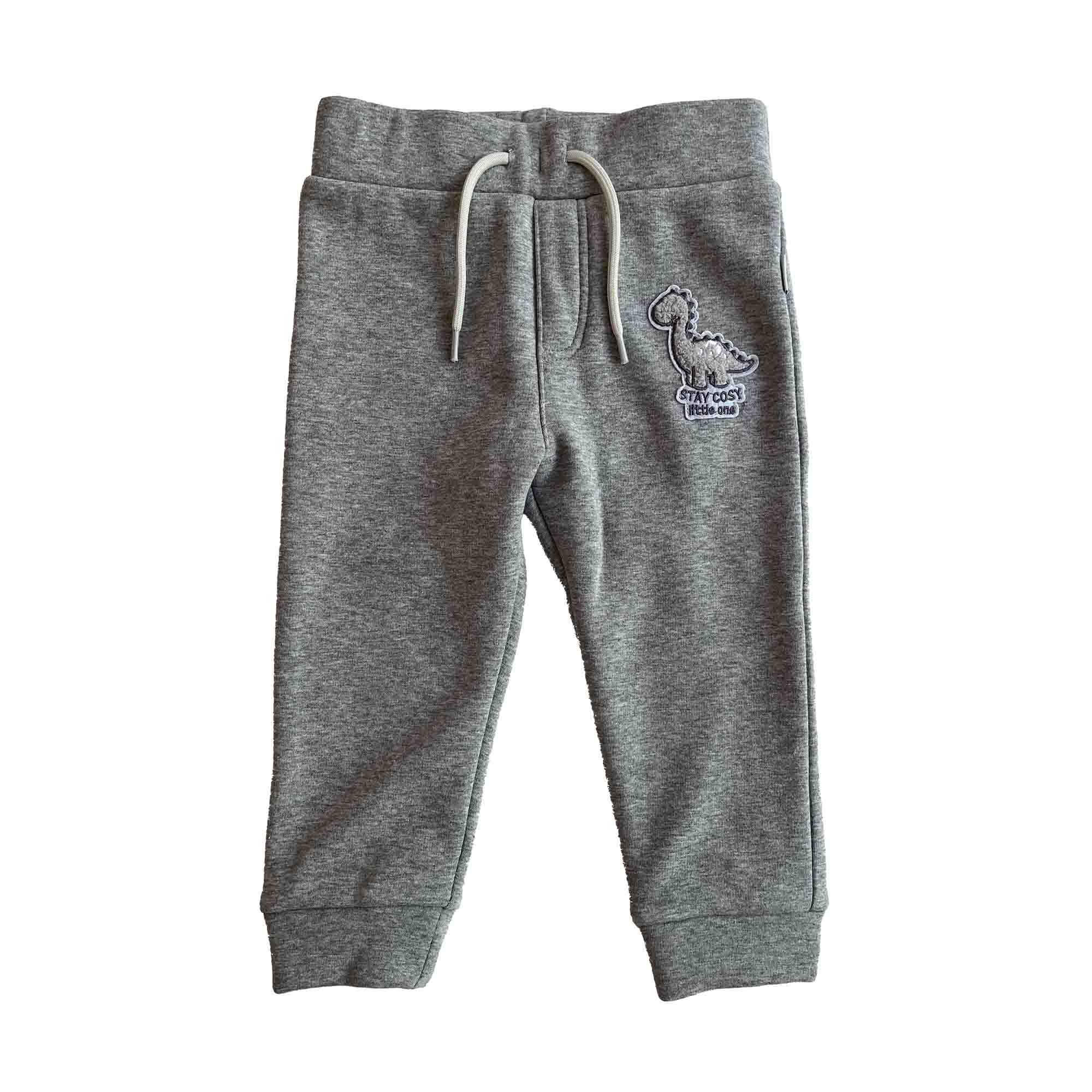 Jogginghosen, LITTLE ONE, Grau – Besonderheit: aus 32% Baumwolle