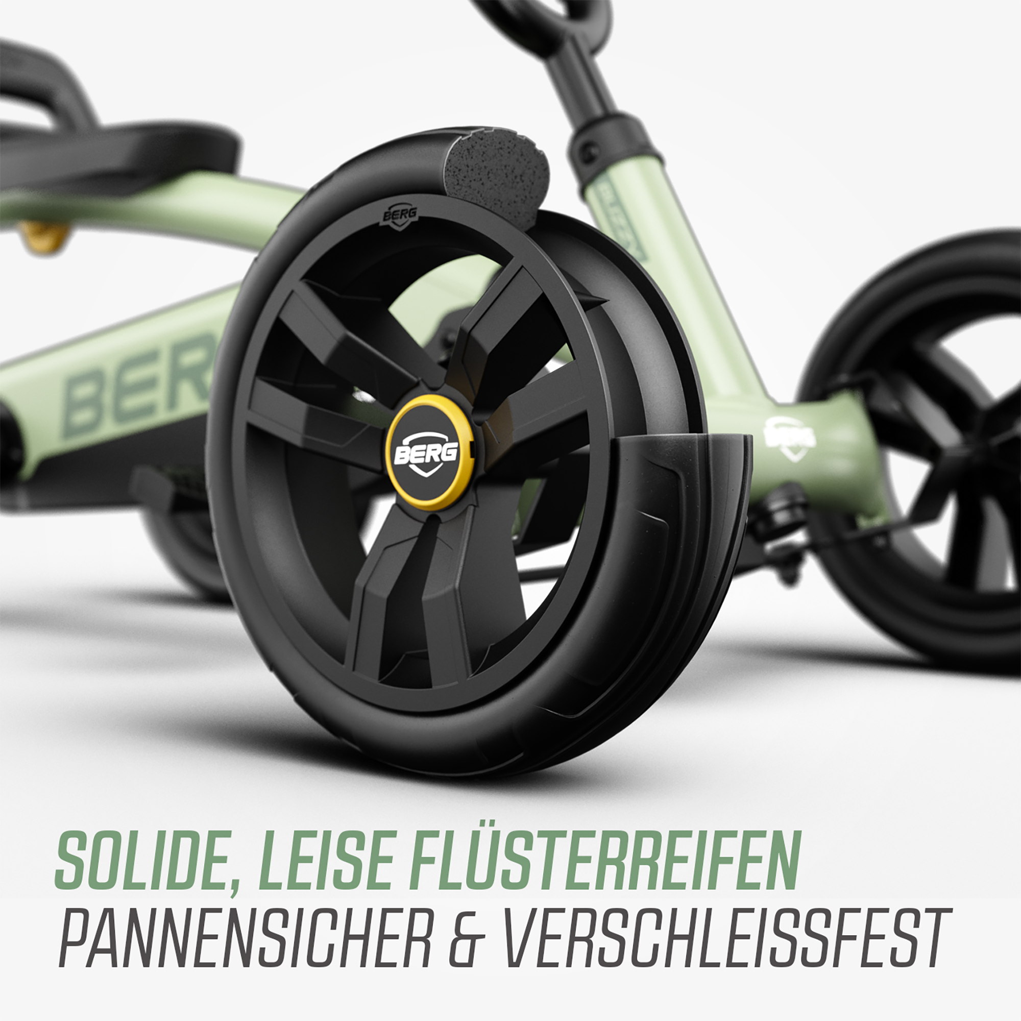 Kinderfahrzeuge, BERG, Grün – Produktansicht
