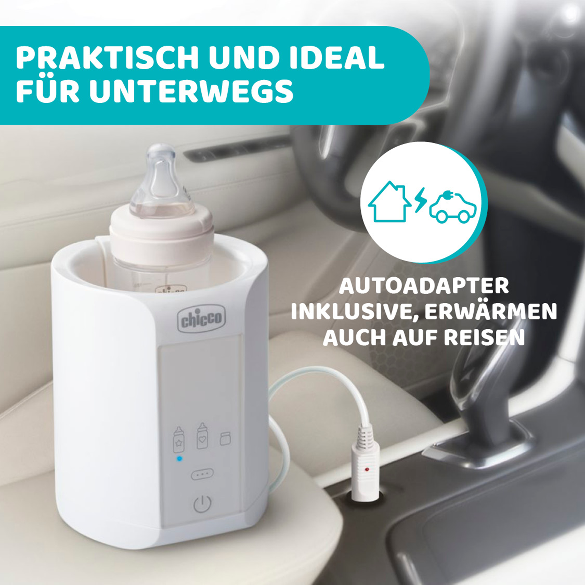 Babykostwärmer, chicco, Weiß – Produktansicht