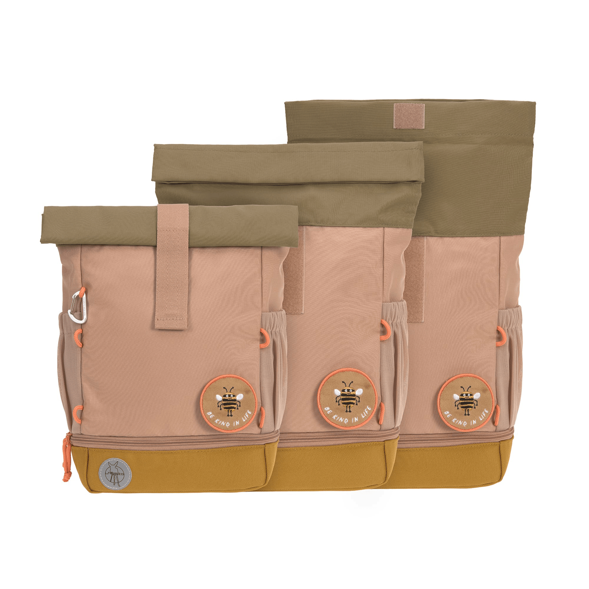 Kinderrucksäcke, LÄSSIG, Braun – Produktansicht