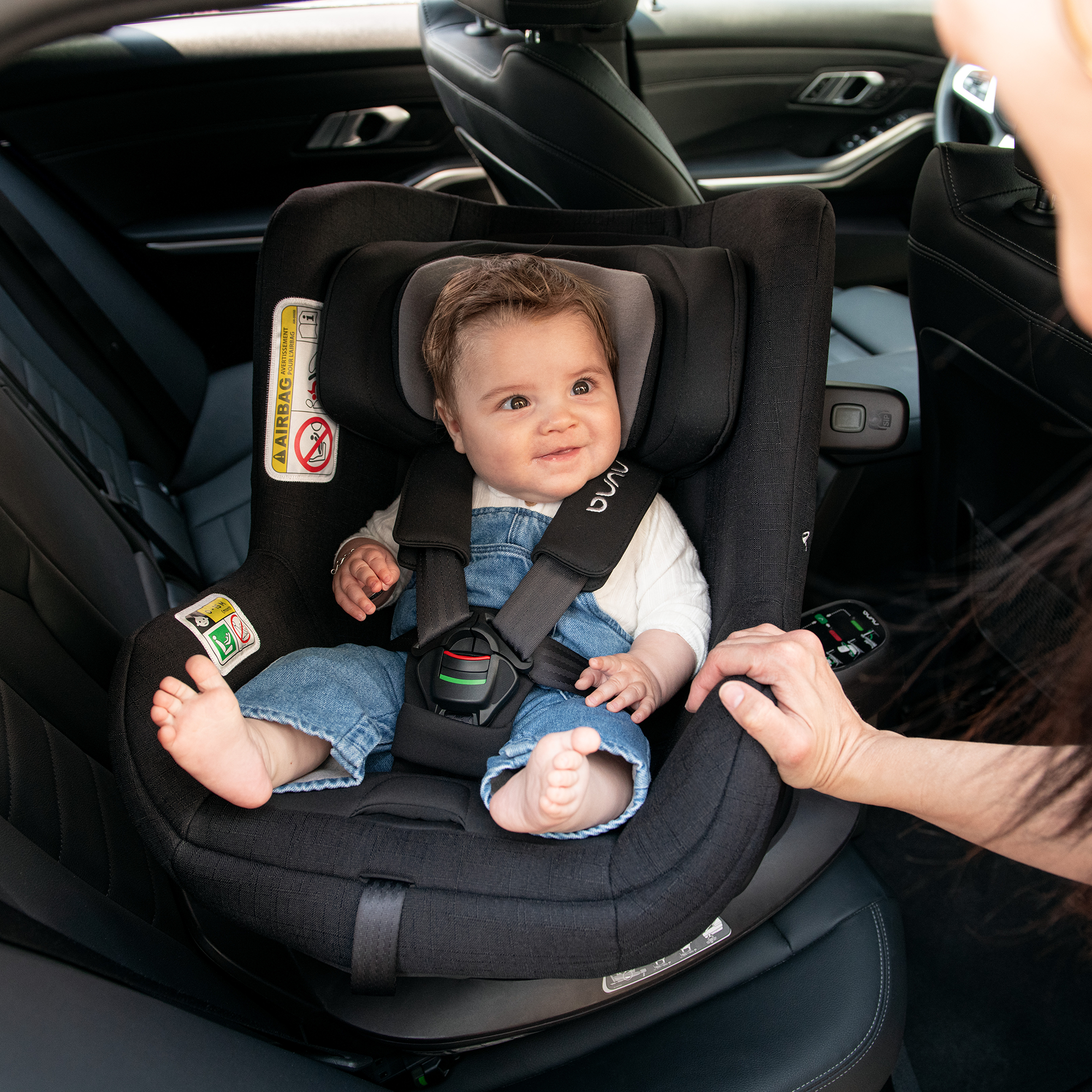 Reboarder 0-18 kg, Gruppe 0+/1, nuna, Schwarz – Produktansicht