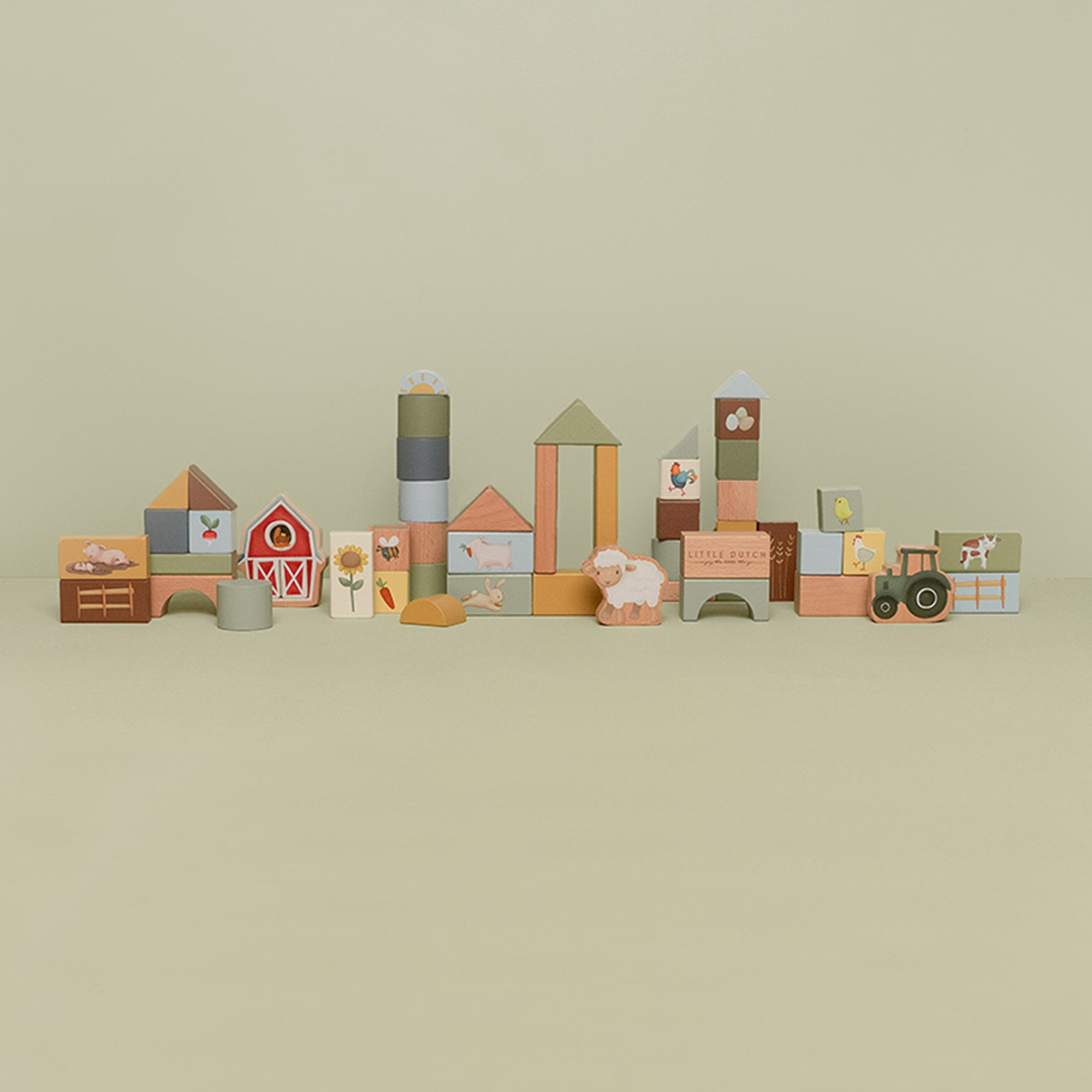 Bausteine, LITTLE DUTCH, Mehrfarbig – Produktansicht