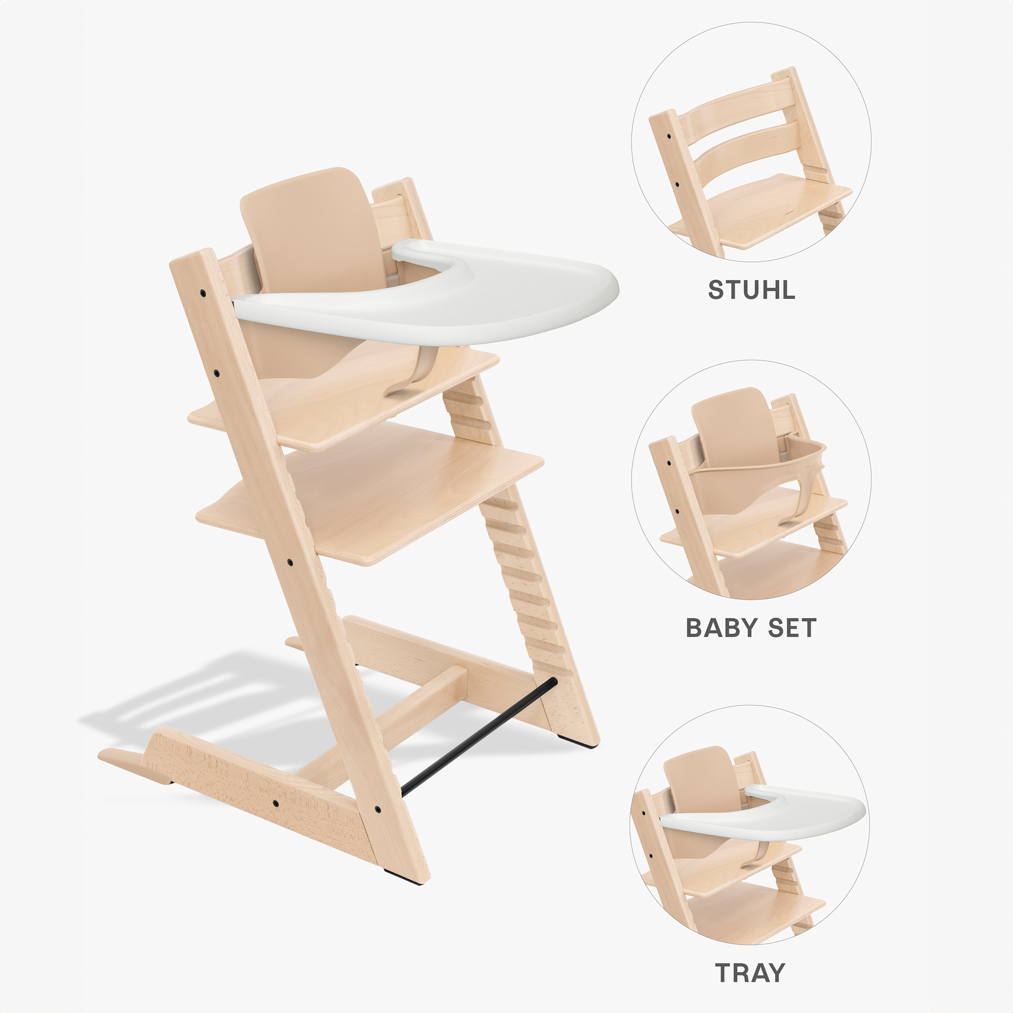 Hochstuhl Zubehör, STOKKE, Beige – Produktansicht