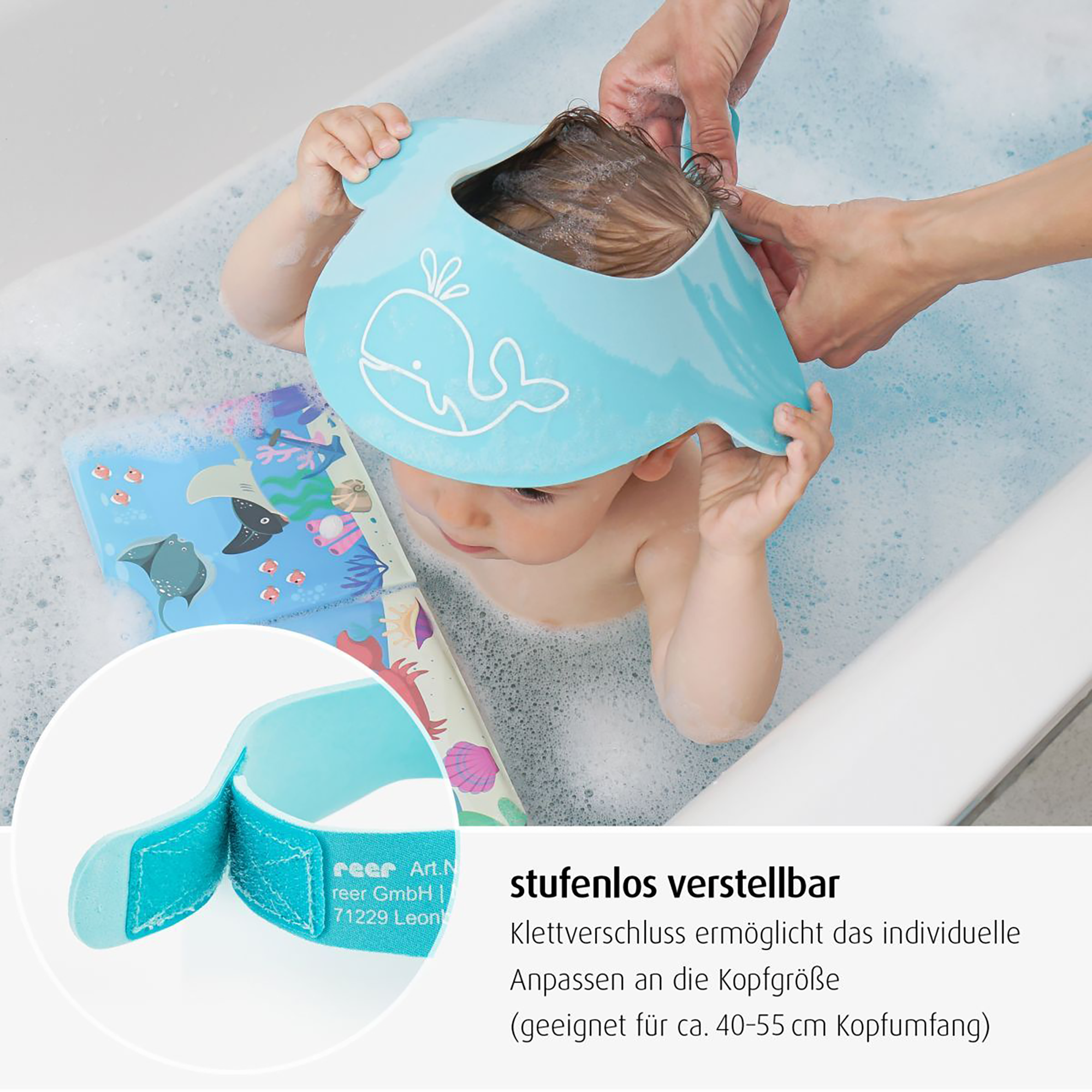 Badezubehör, reer, Blau – Produktansicht