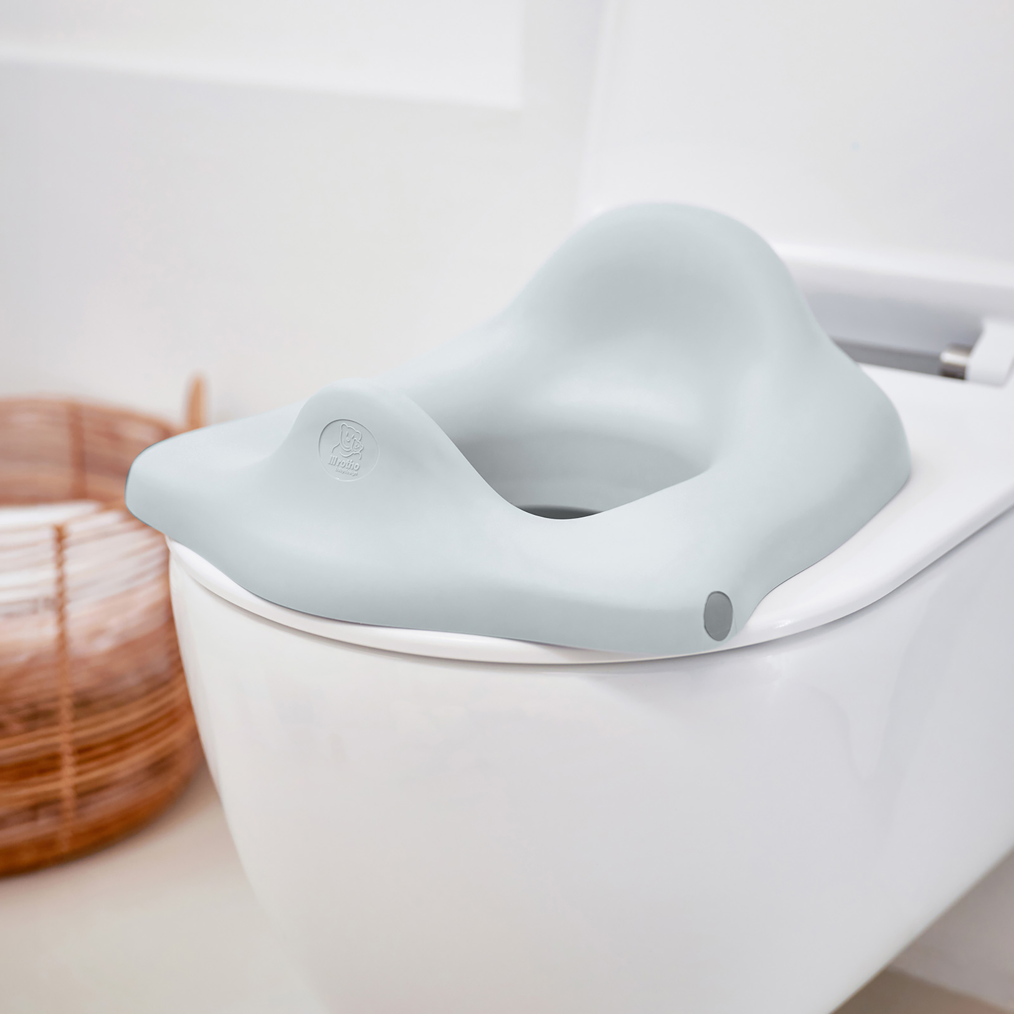 Toilettensitze, rotho Babydesign, Grau – Produktansicht
