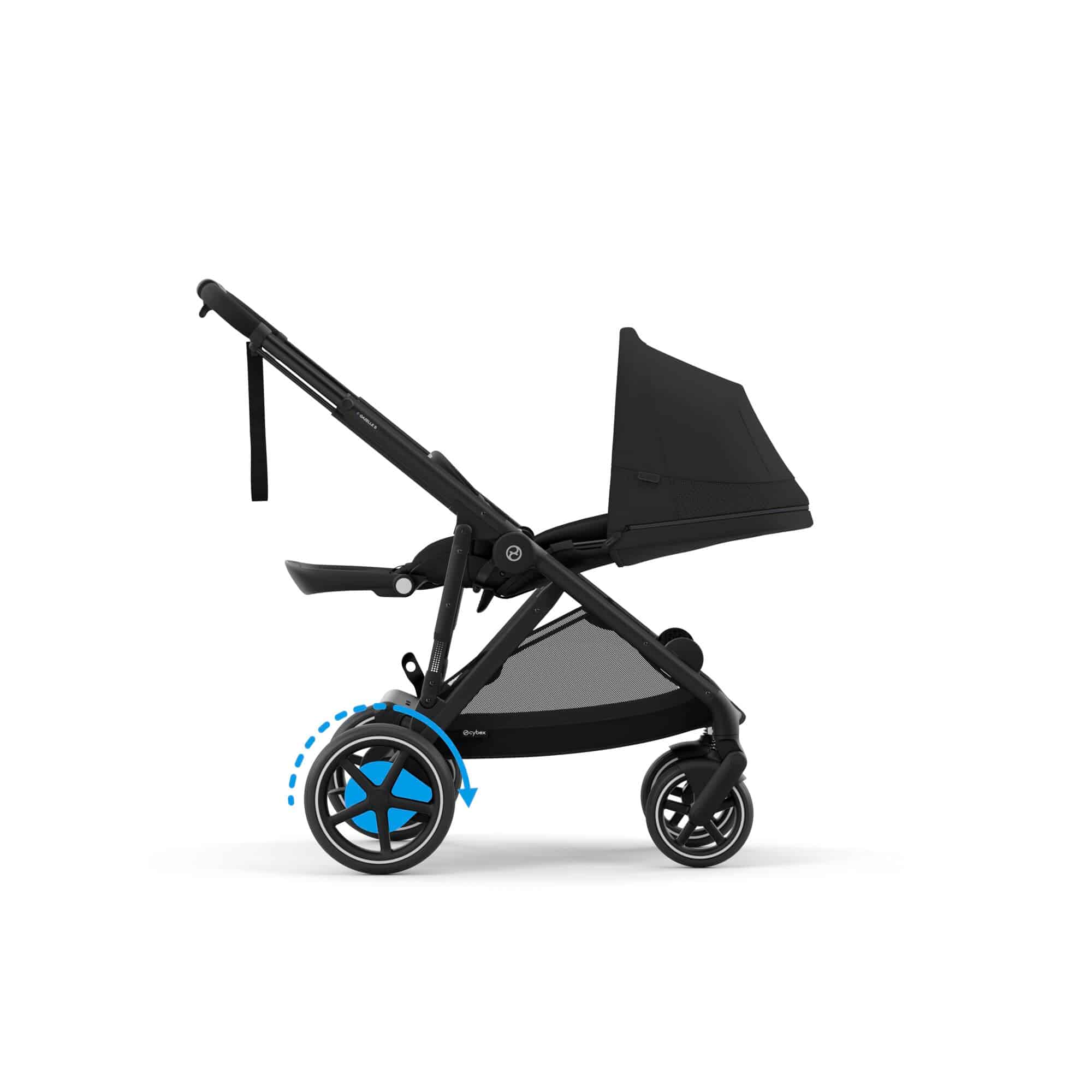 Kombi-Kinderwagen, cybex PLATINUM, Schwarz – Produktansicht
