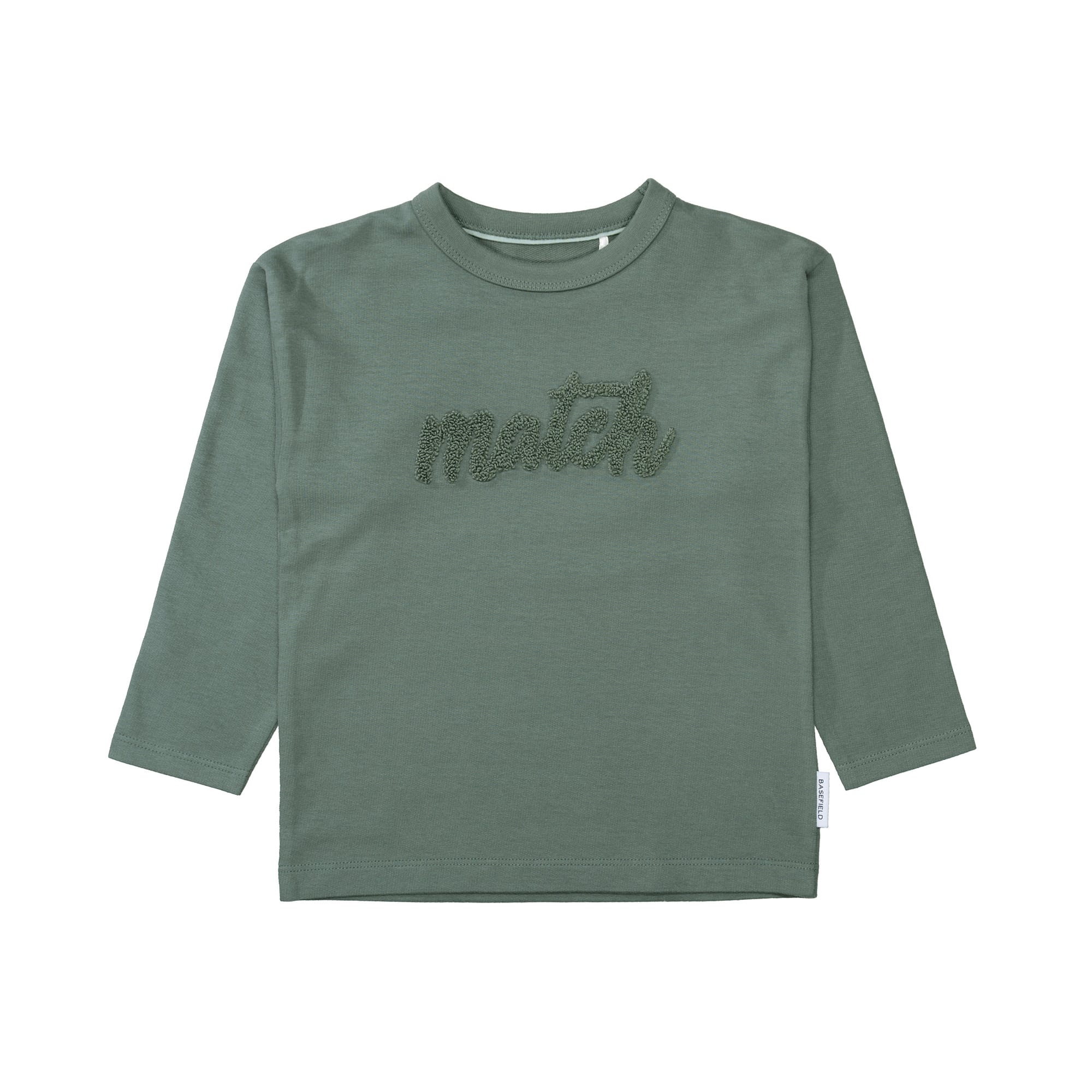 Langarmshirts, BASEFIELD, Grün – Produktansicht