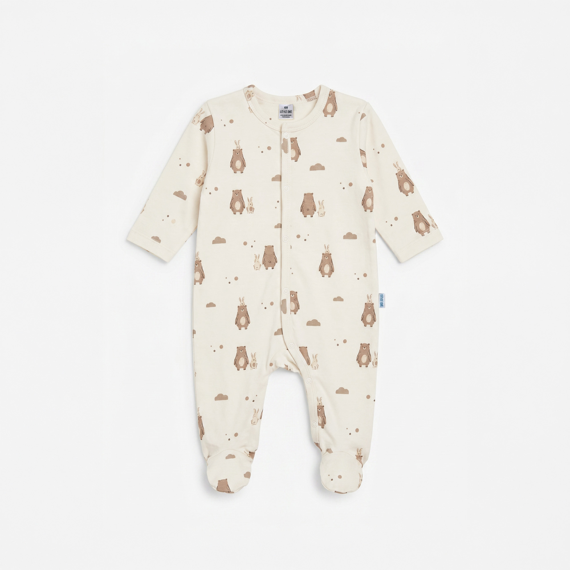 Schlafanzüge, LITTLE ONE, Beige – Besonderheit: Oeko-Tex Standard 100 zertifiziert (Zertifizierungsnummer 08.0.60350 HOHENSTEIN HTTI)