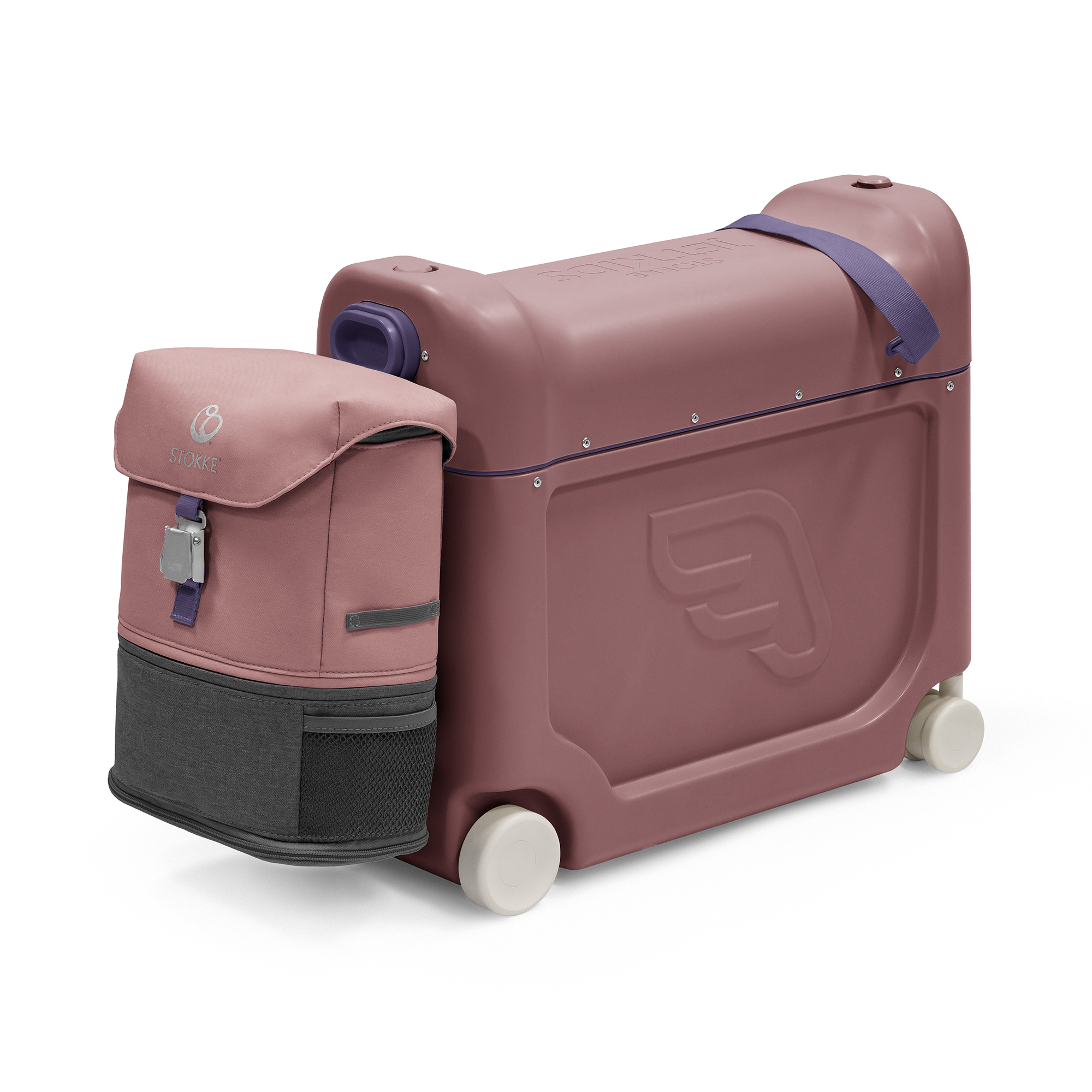 Kinderkoffer, STOKKE, Lila – Produktansicht