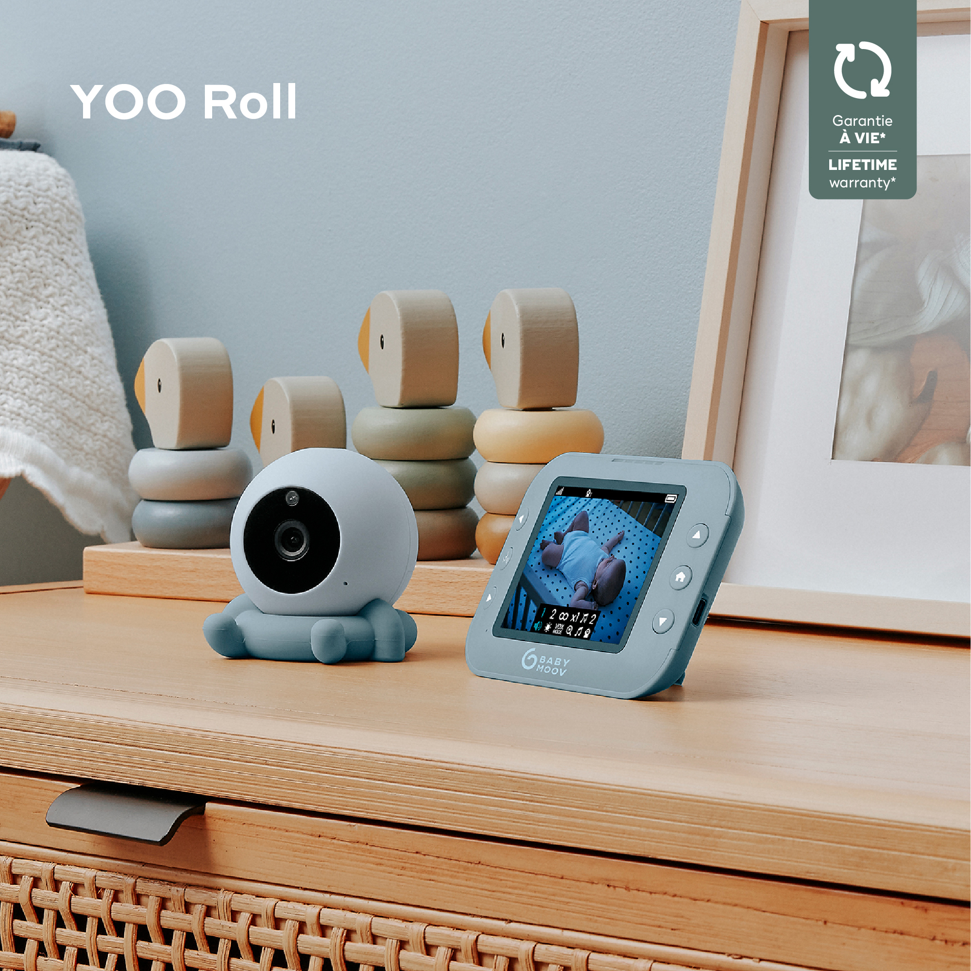 Video Babyphone, babymoov, Blau – Produktansicht
