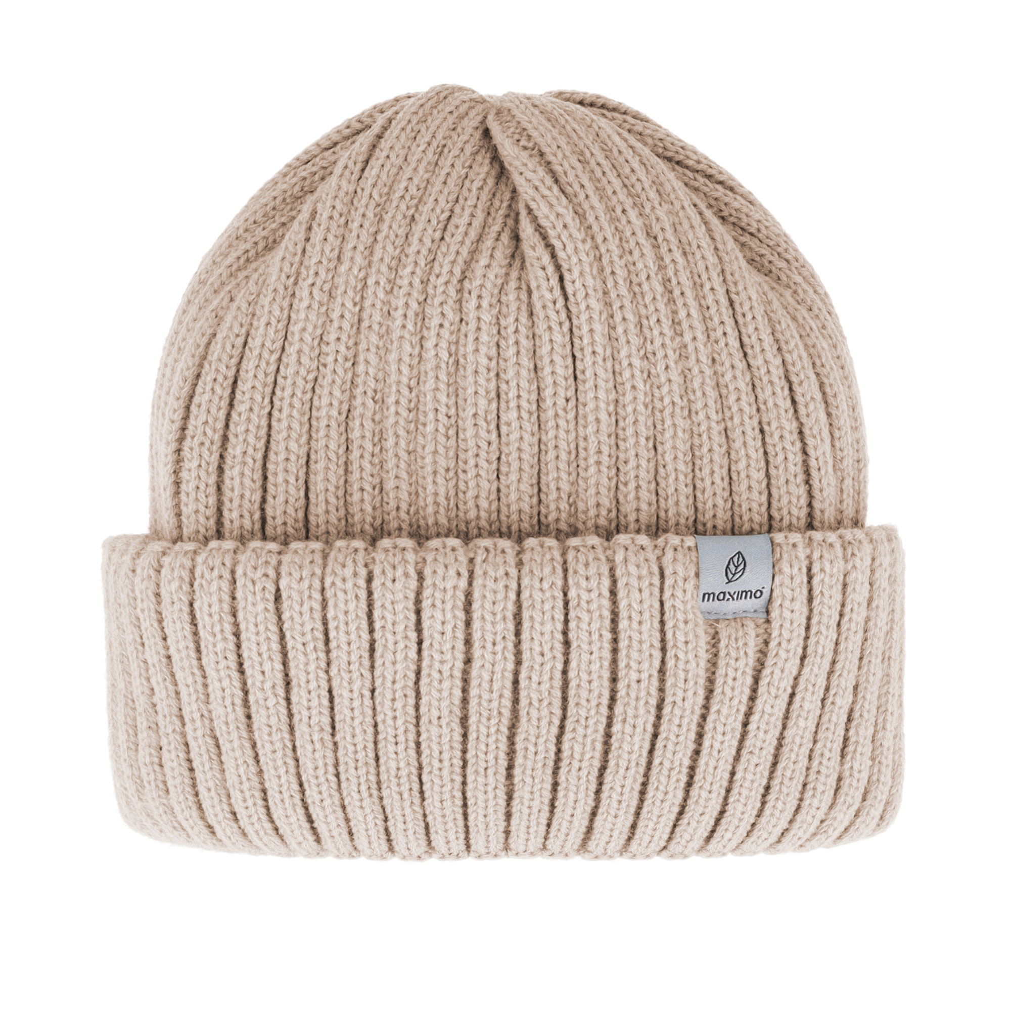 Beanie Mützen, MaxiMo, Beige – Produktansicht