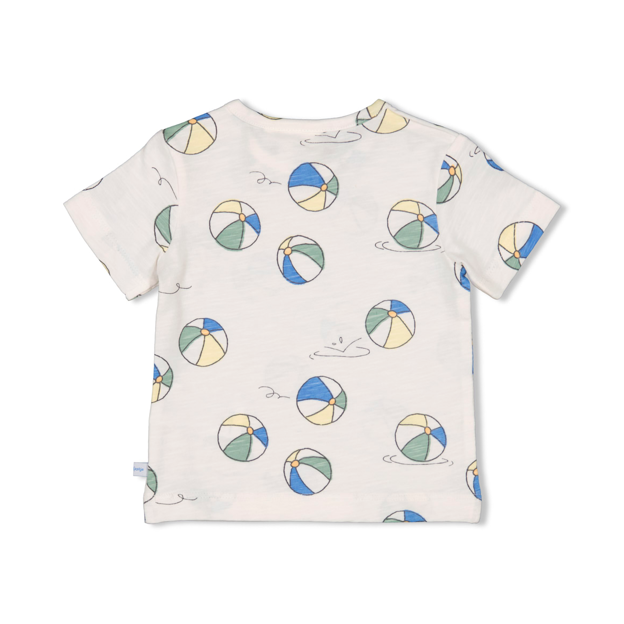 Kurzarmshirts, FEETJE, Beige – Besonderheit: 96% Baumwolle