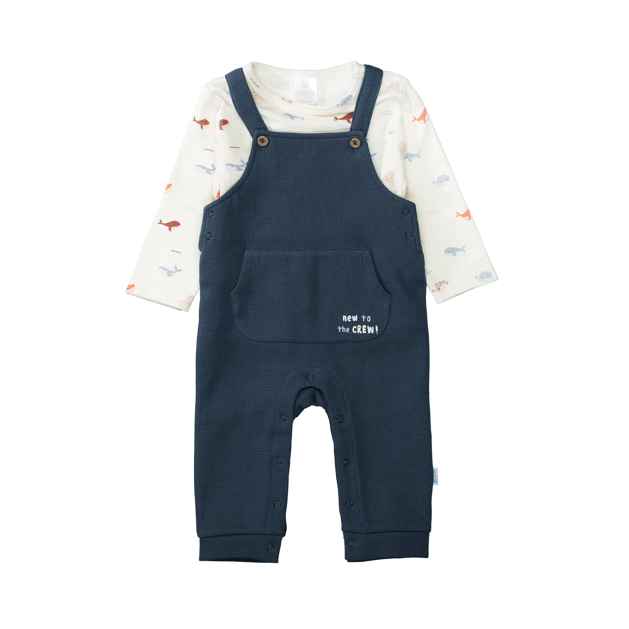 Strampler, LITTLE ONE, Blau – Produktansicht