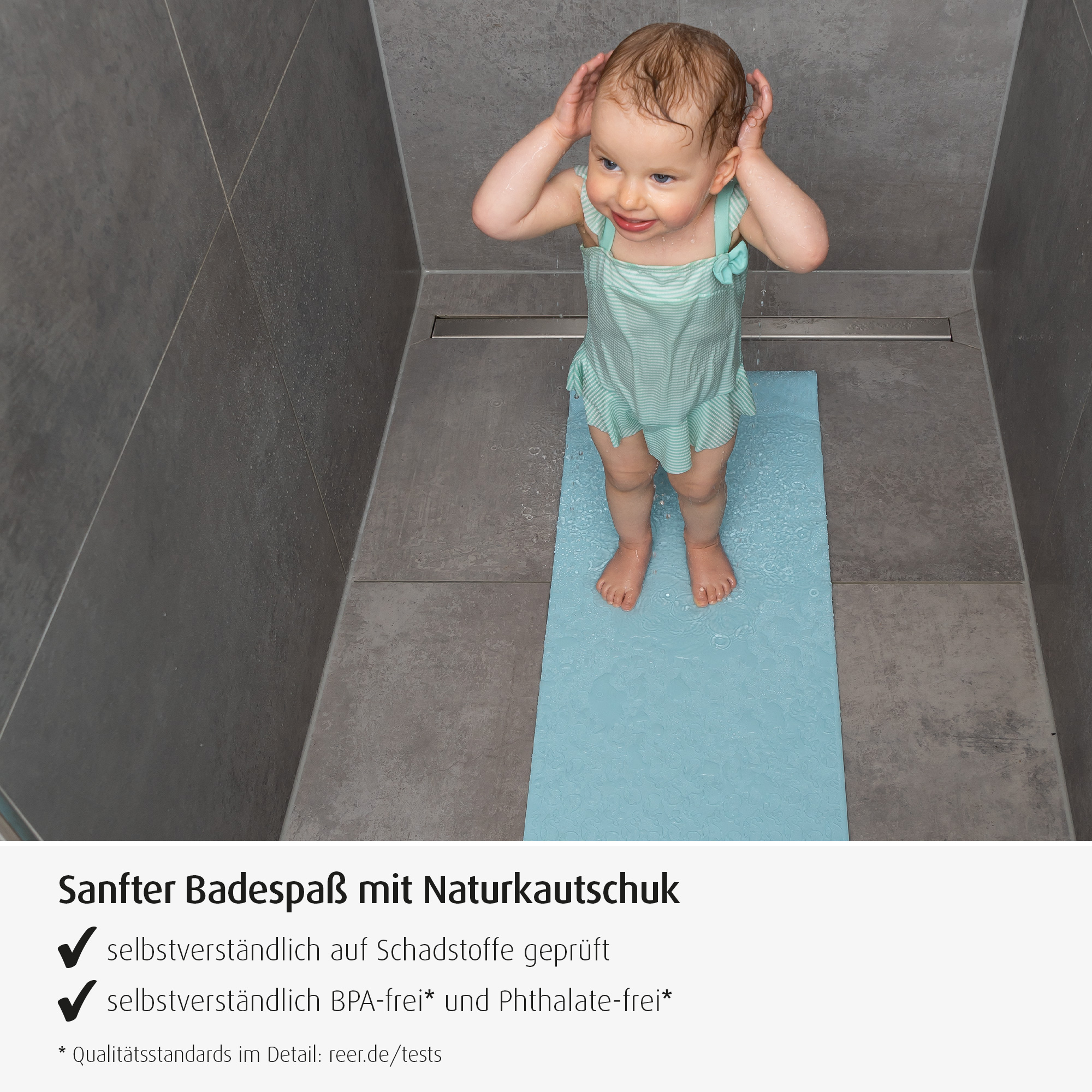 Badesitze, reer, Blau – Produktansicht