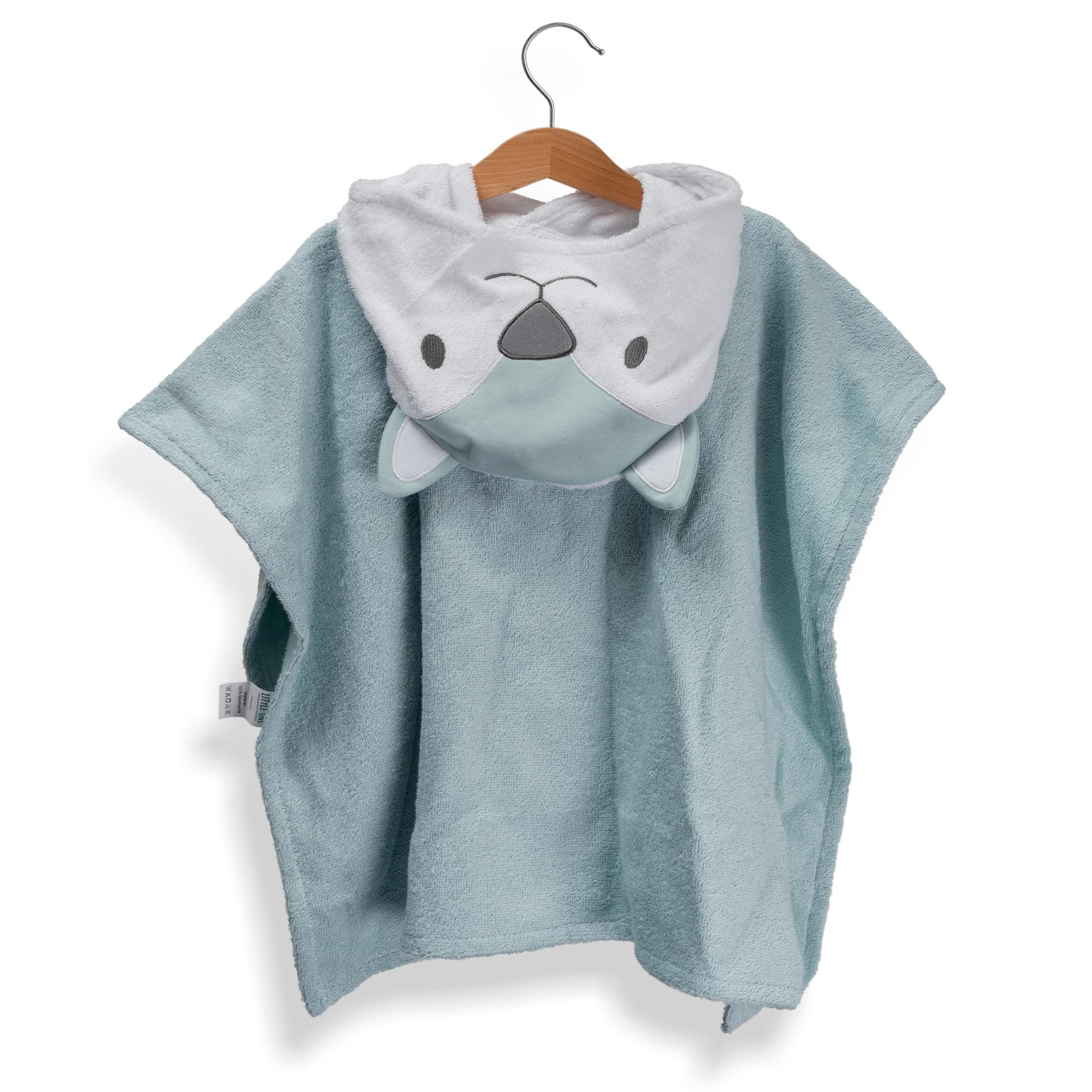 Badeponcho, LITTLE ONE, Grün – Produktansicht