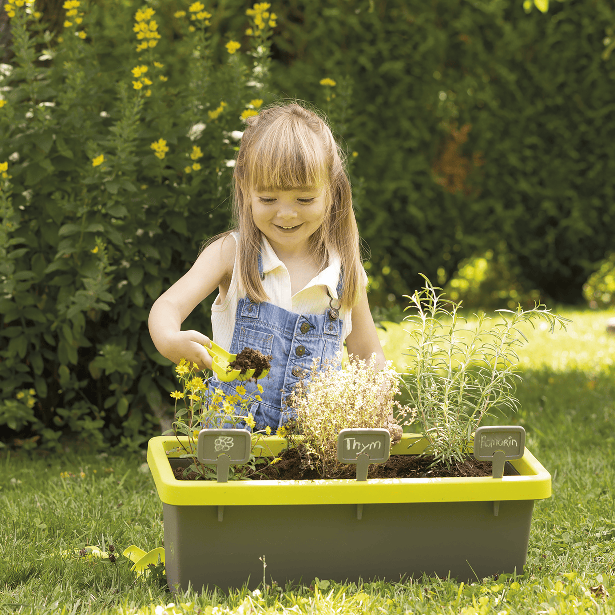 Gartenspielzeug, Smoby, Grau – Besonderheit: Fassungsvermögen: ca. 20 Liter