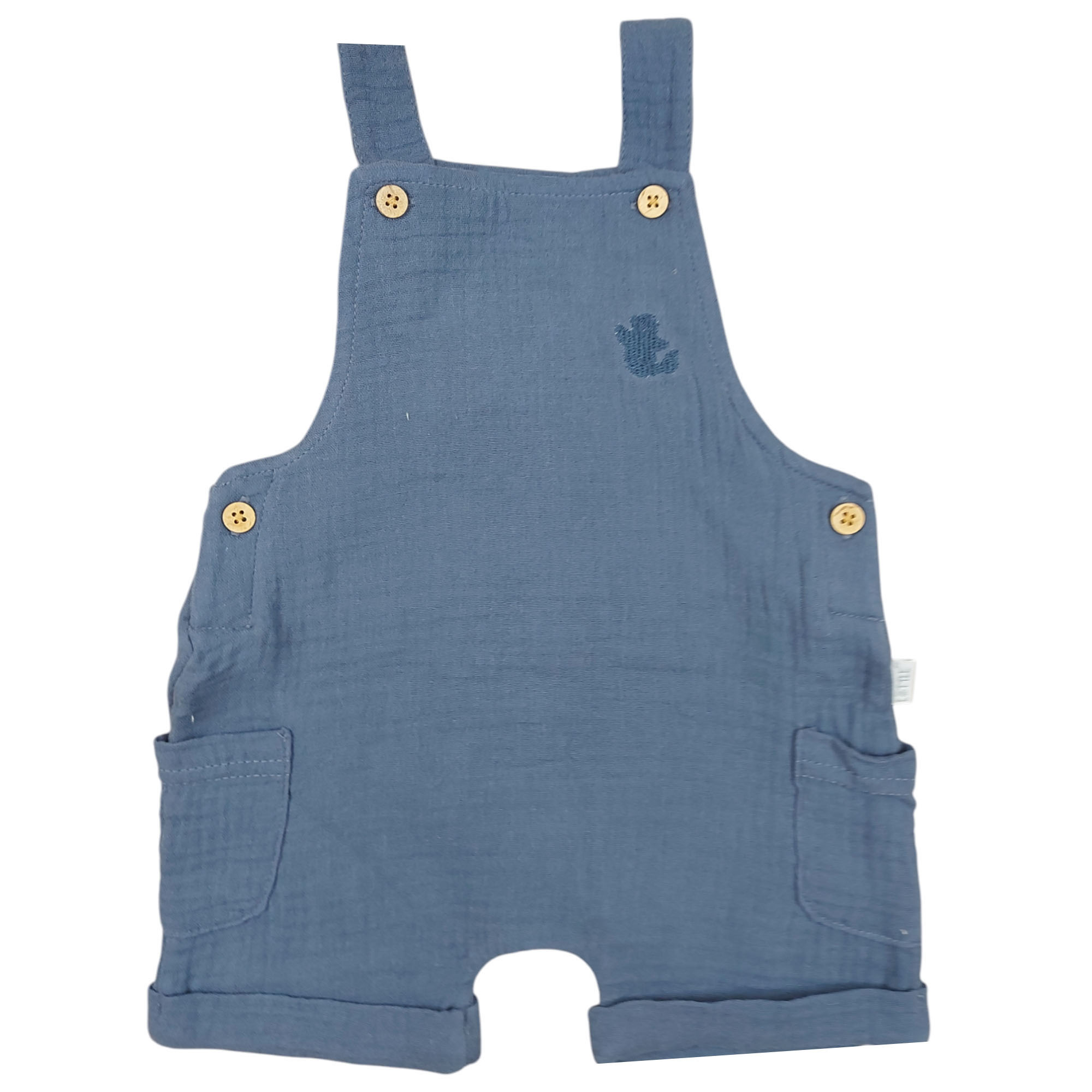 Latzhosen, LITTLE, Blau – Besonderheit: aus 100% Baumwolle