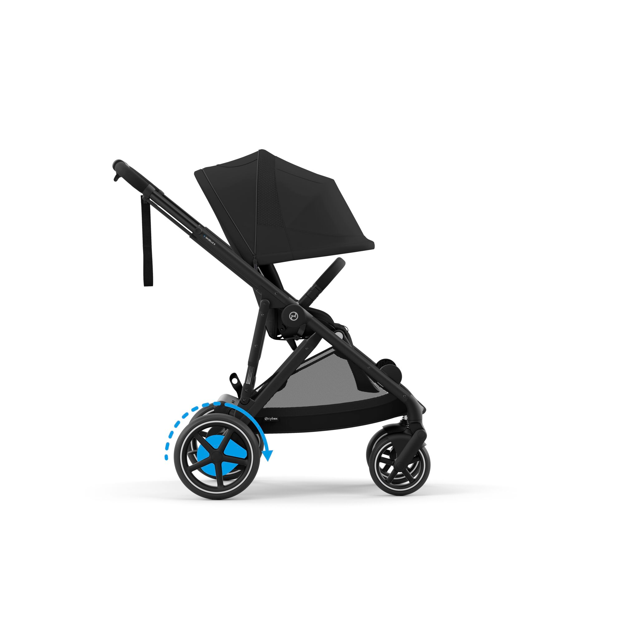 Kombi-Kinderwagen, cybex PLATINUM, Schwarz – Produktansicht