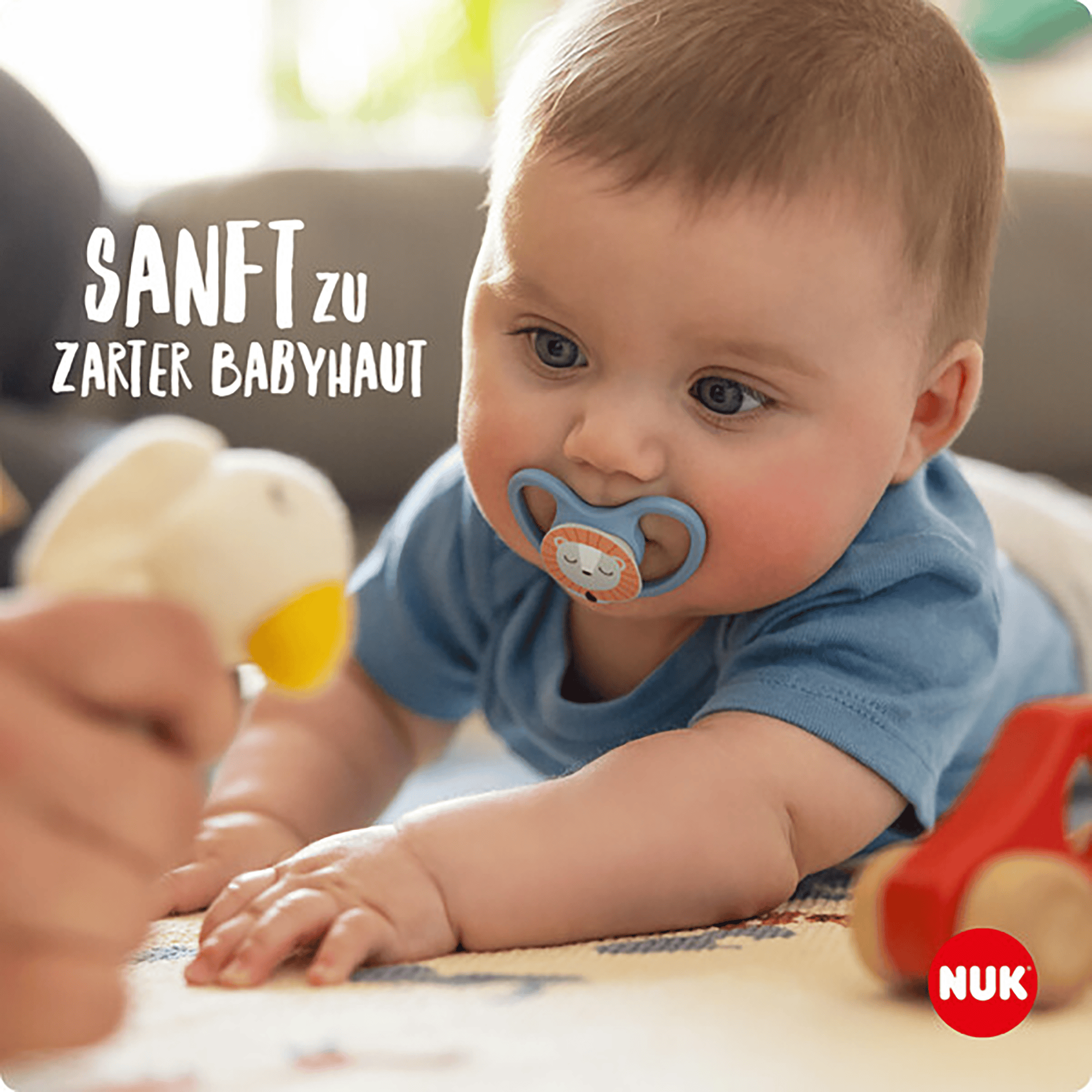 Schnuller, NUK, Gelb – Produktansicht