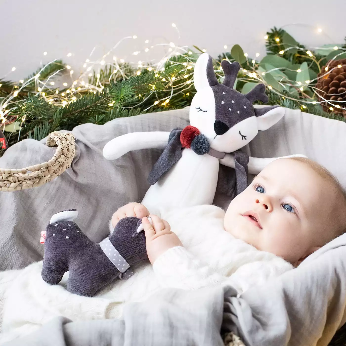 Kuscheltiere, kikadu, Grau – Besonderheit: GOTS