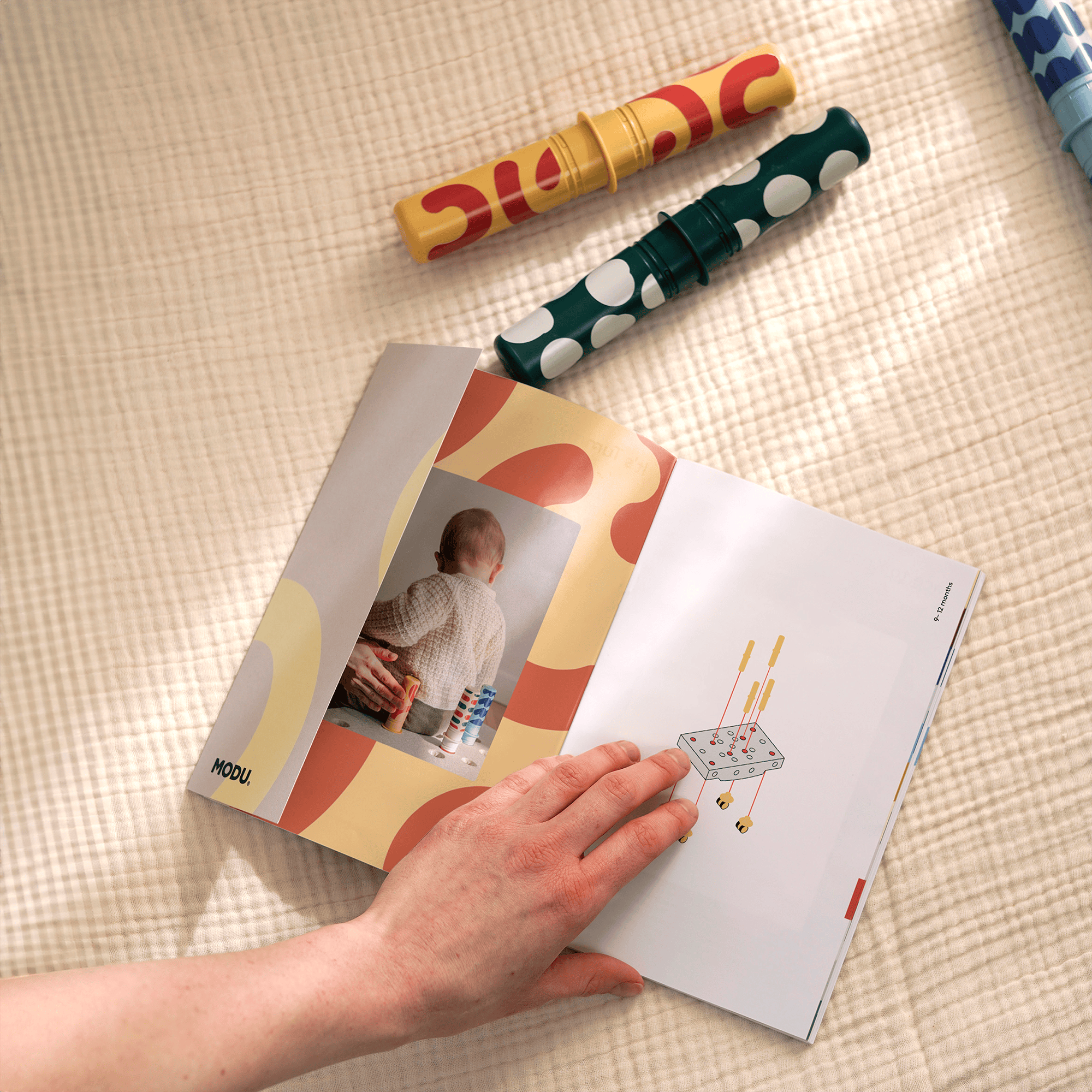 Bausteine, MODU, Grün – Produktansicht