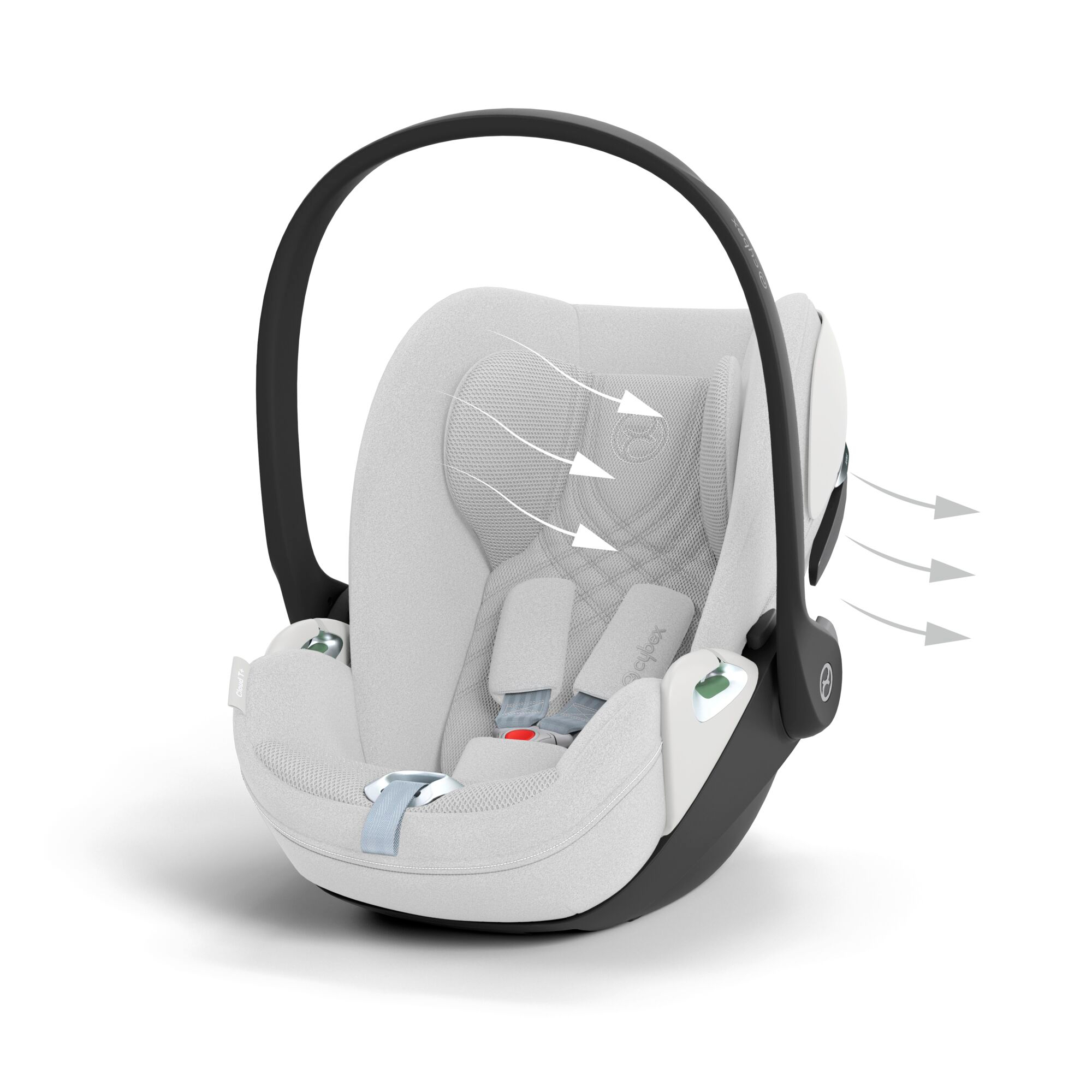 Babyschalen 0-13 kg, Gruppe 0+, cybex PLATINUM, Weiß – Produktansicht