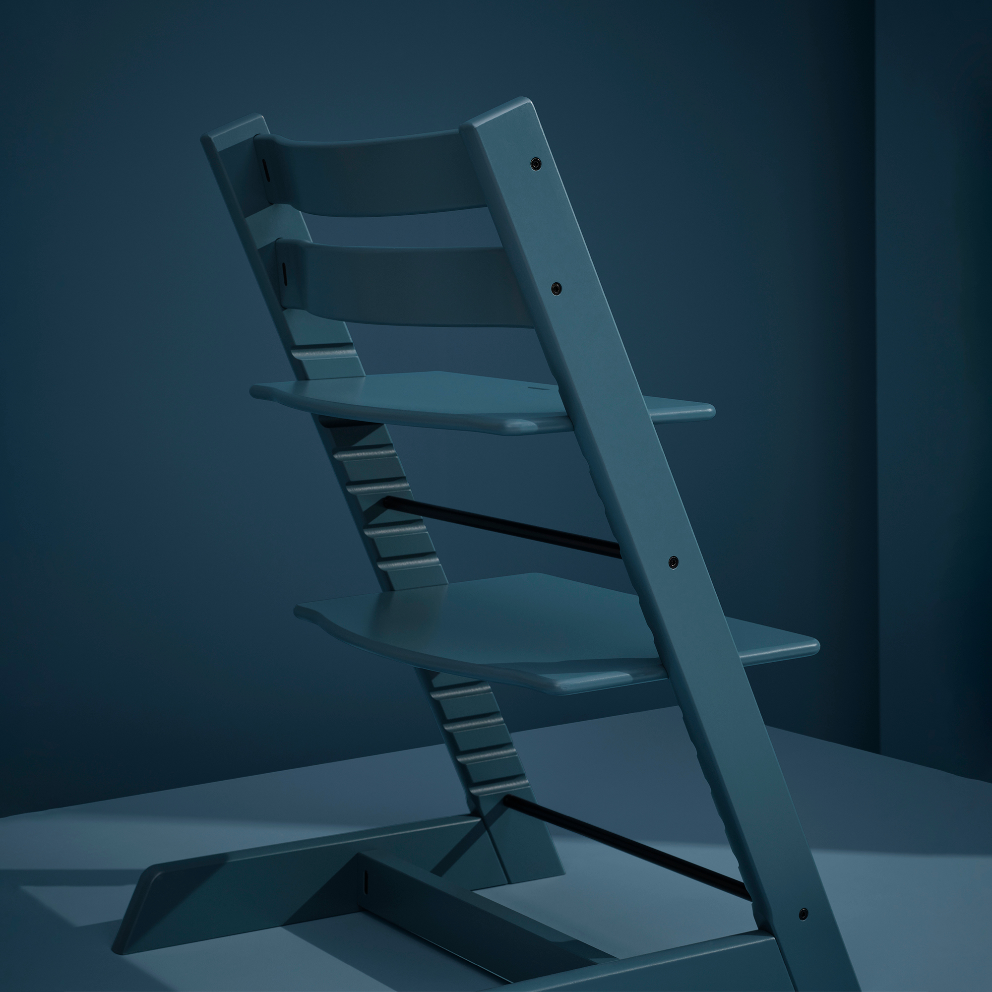 Treppenhochstühle, STOKKE, Blau – Produktansicht