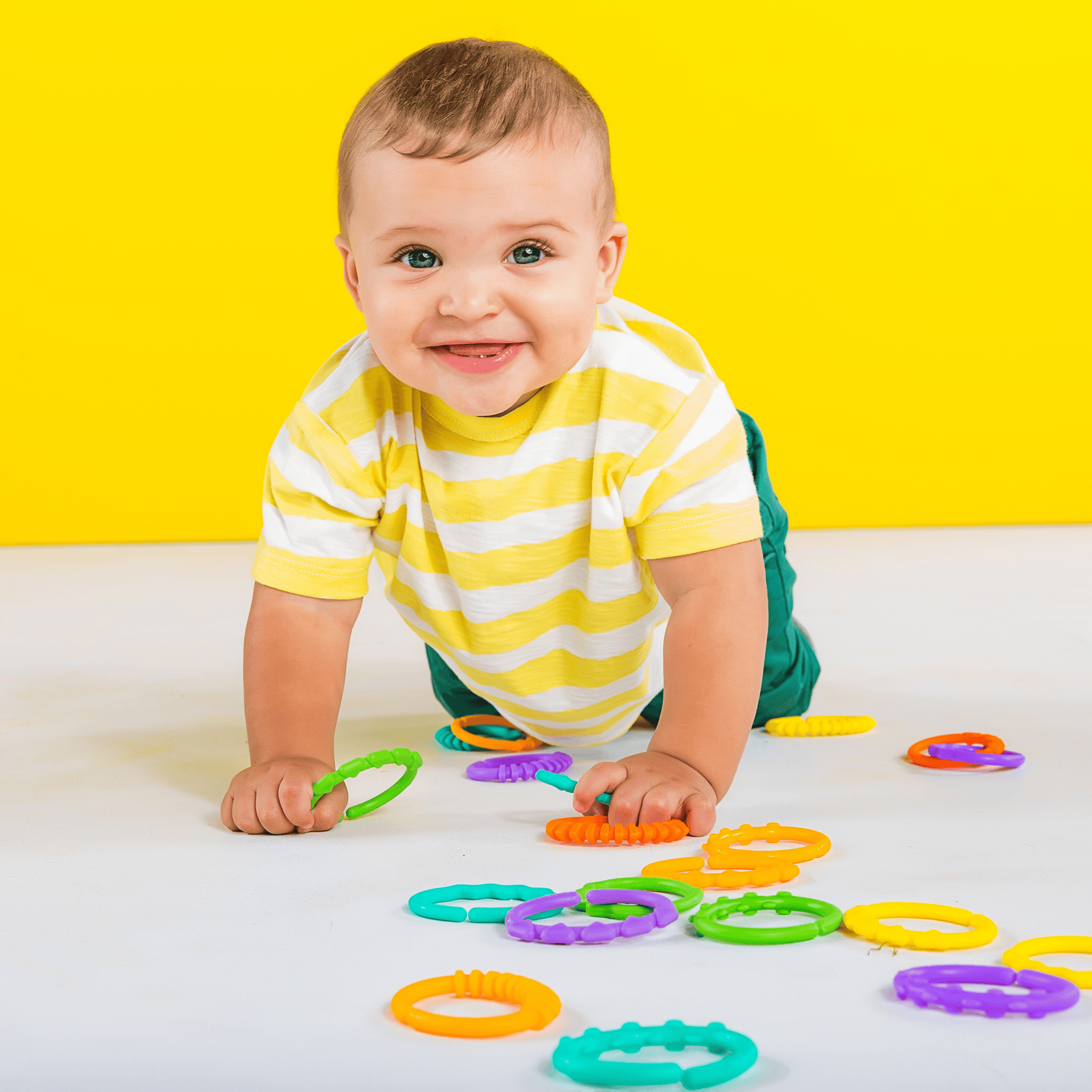 Kinderwagenketten, BrightStarts, Mehrfarbig – Produktansicht
