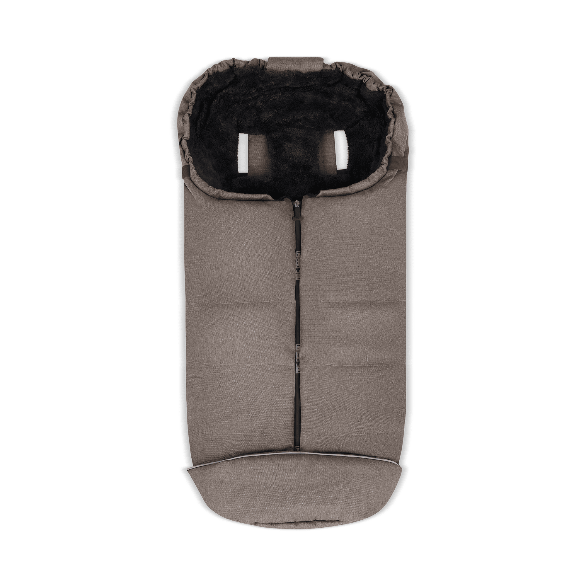 Fußsäcke & Decken, ABC DESIGN, Beige – Besonderheit: kuschelig warm dank Thermo-Fleece und Kapuze in Mumienform