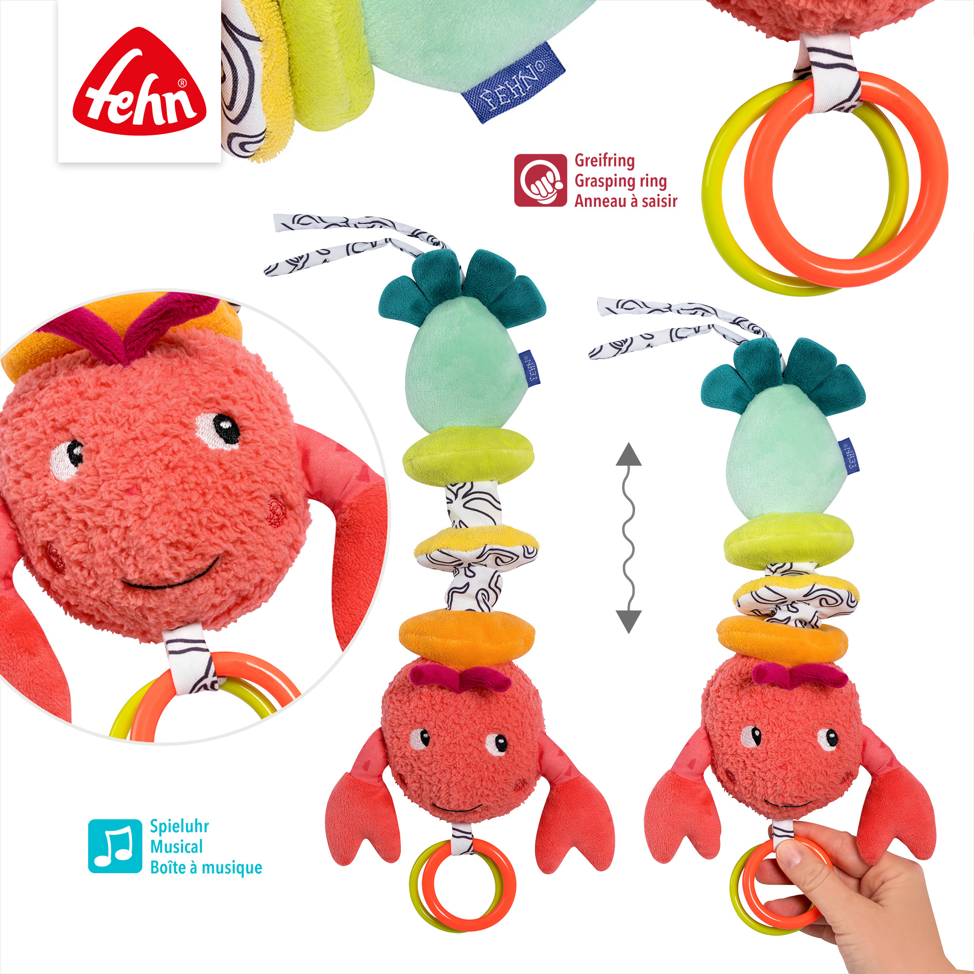 Spieluhren, fehn, Mehrfarbig – Produktansicht