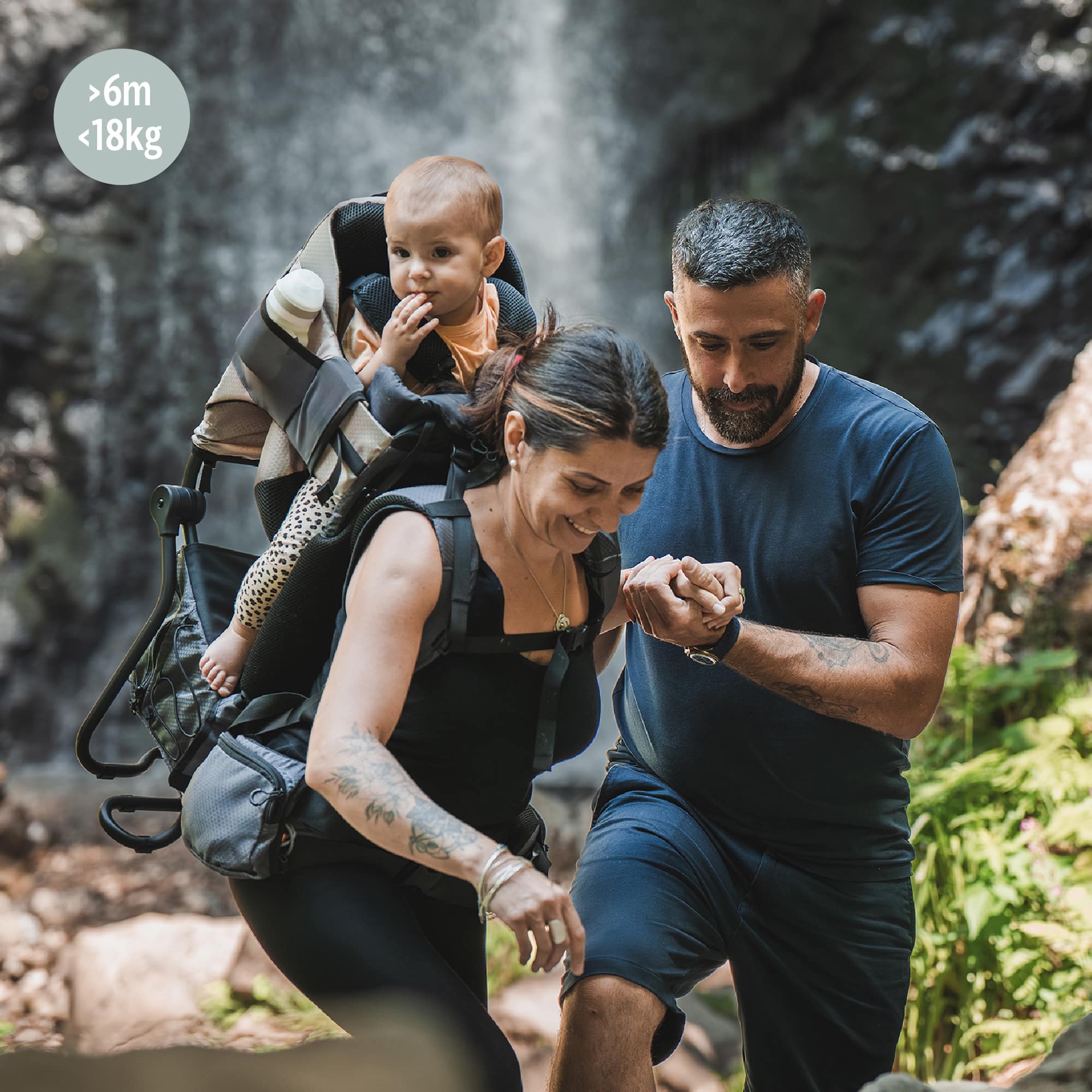 Rückentragen, babymoov, Beige – Produktansicht