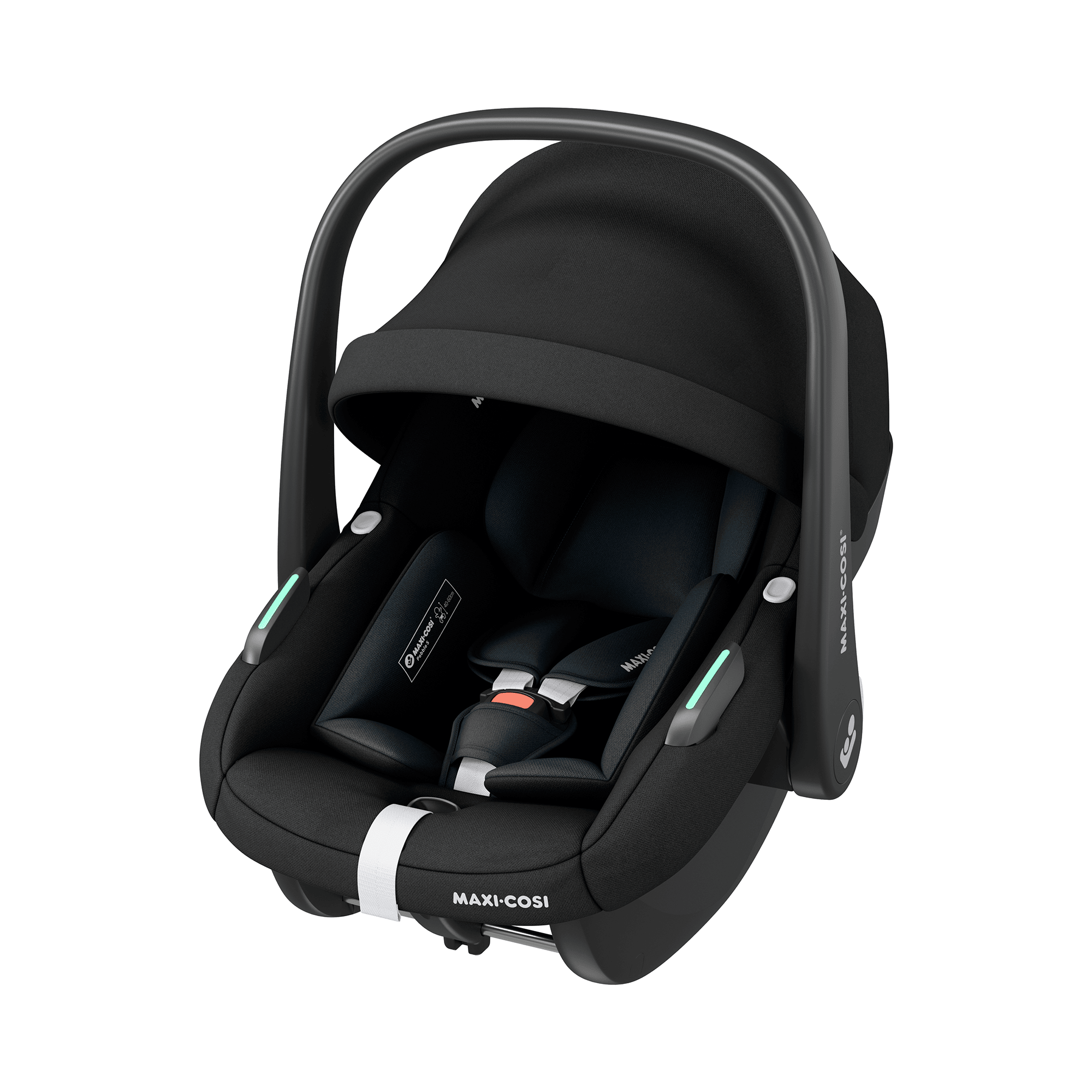 Babyschalen 0-13 kg, Gruppe 0+, MAXI-COSI, Schwarz – Besonderheit: geeignet ab der Geburt bis ca. 15 Monate (40-83 cm)